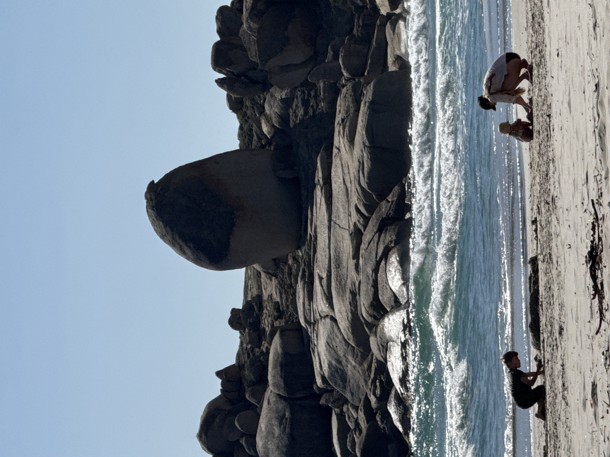 Sunny day captured at Hout Bay's dramatic coastline