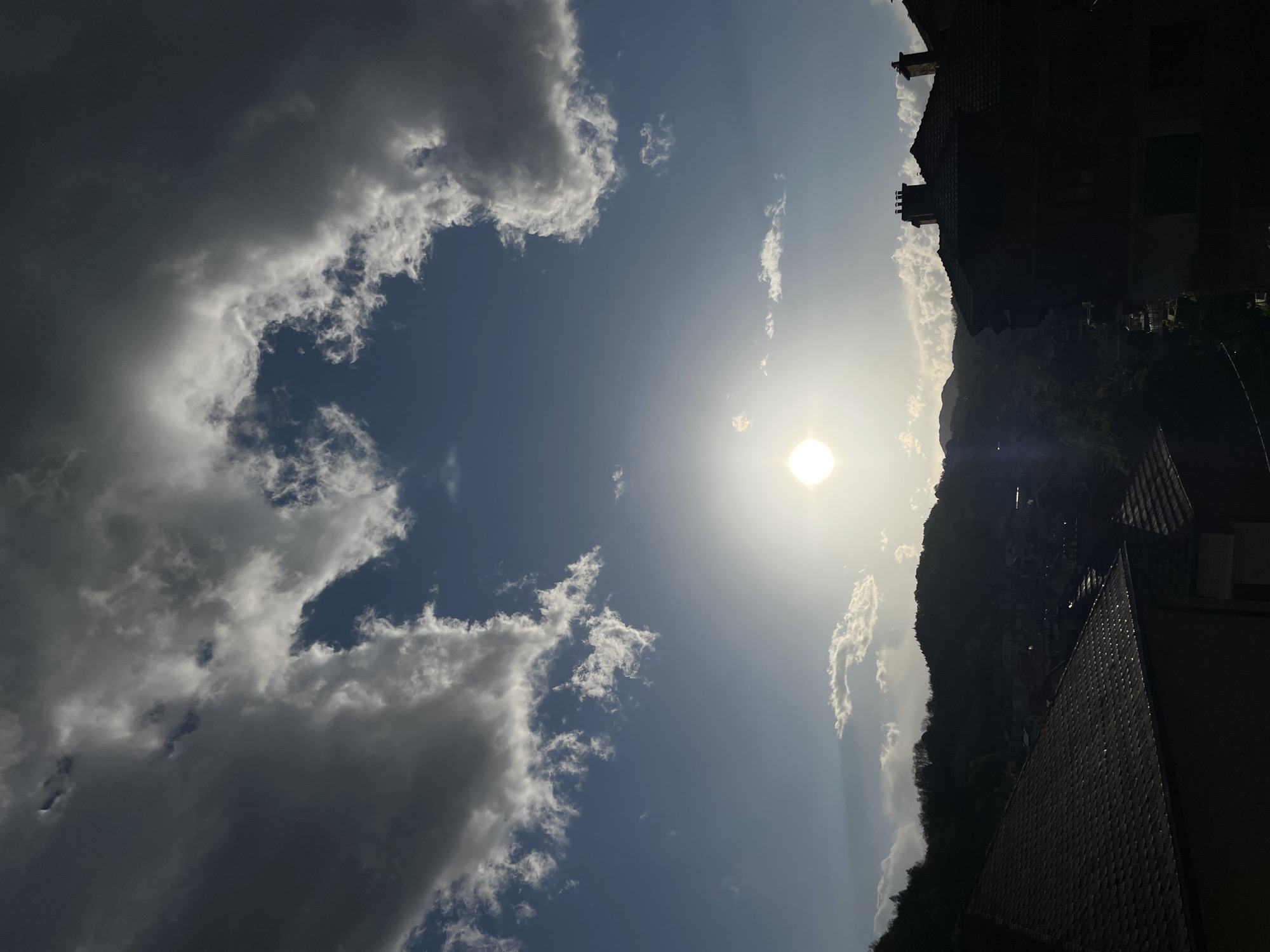 Sky conditions shift over Zlatograd, Bulgaria in 10-minute span