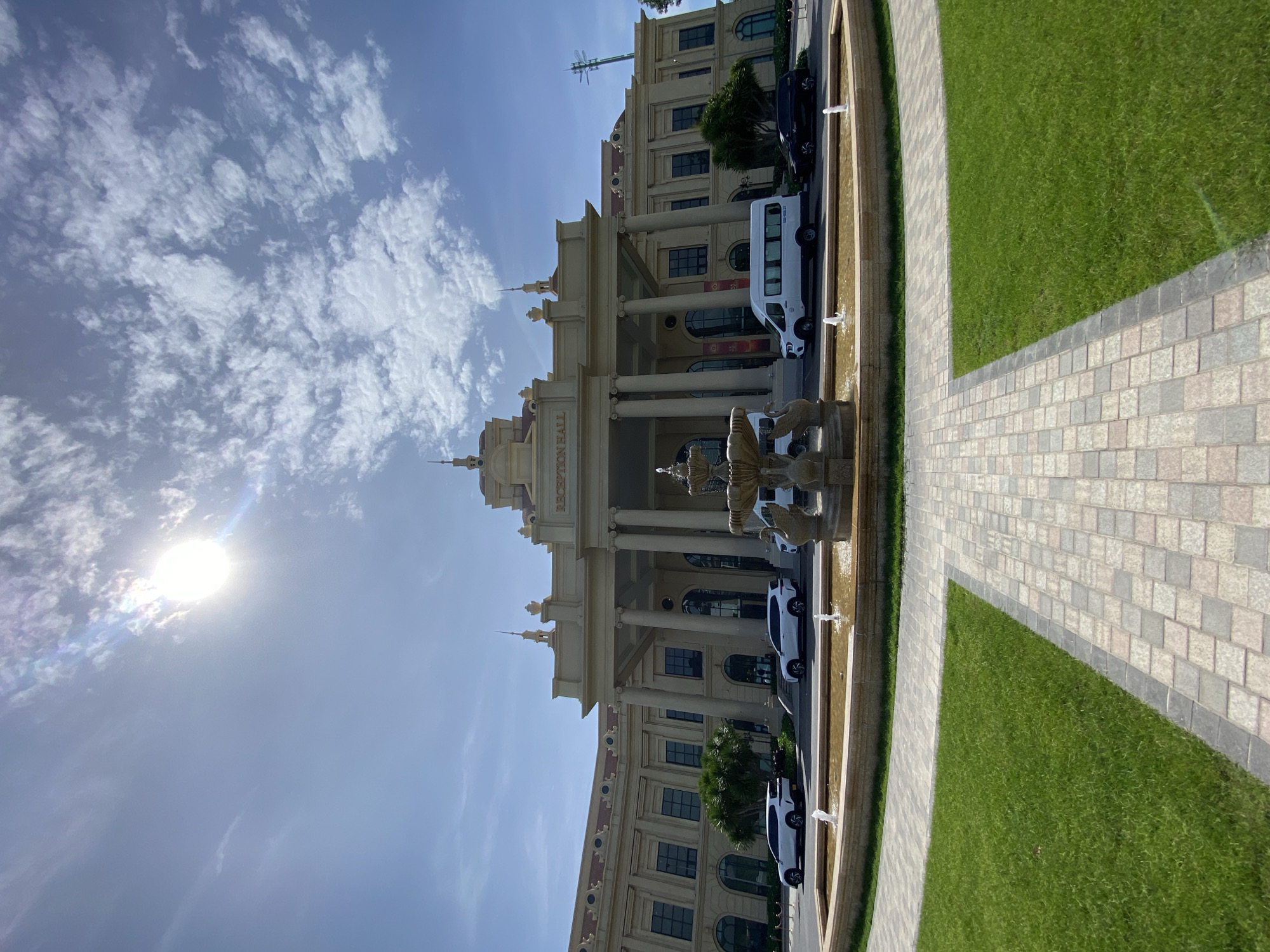 Strolling the Vinpearl grounds in Nha Trang on a sunny day