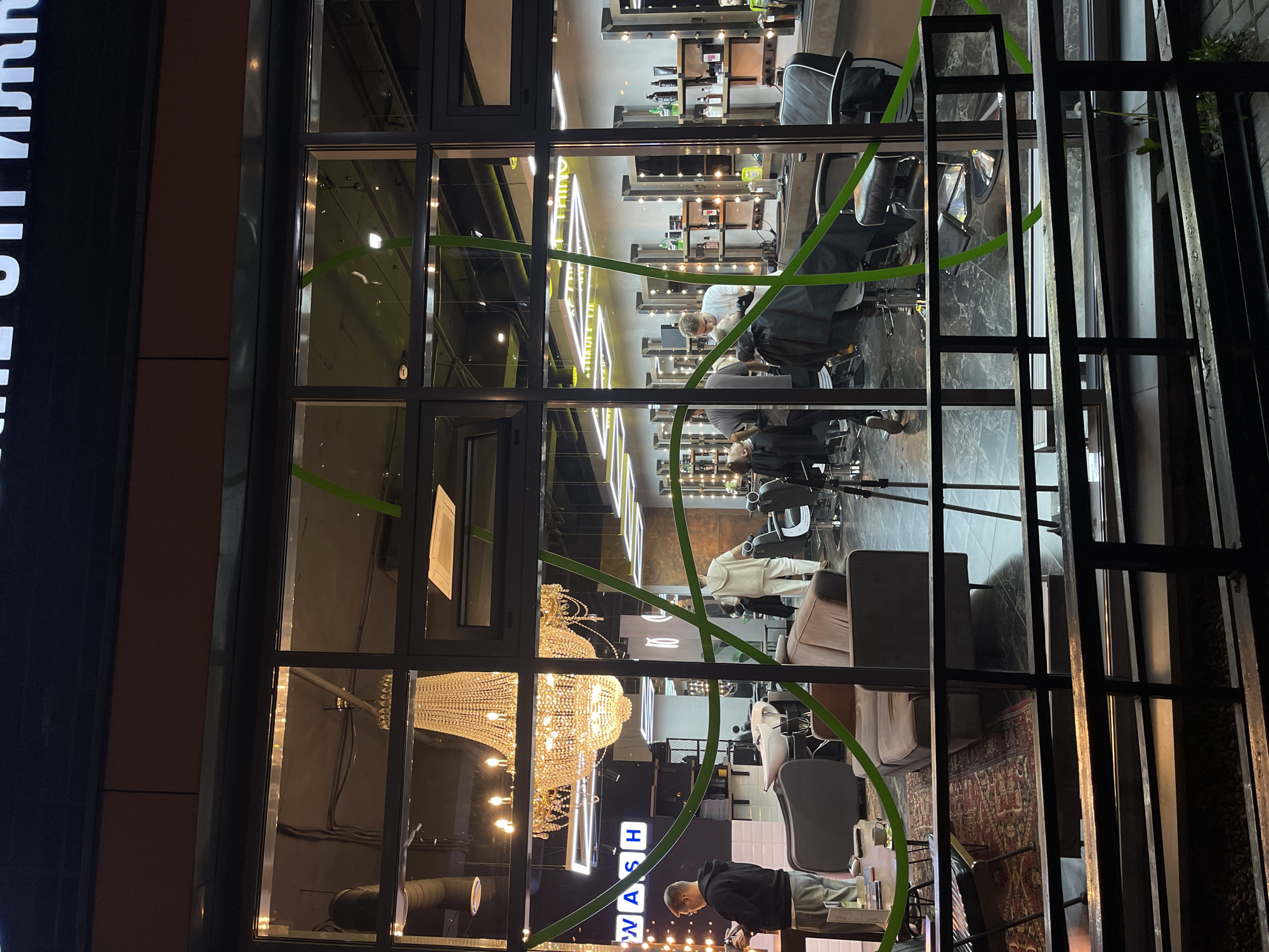 Evening scenes documented across Khimki neighborhoods and businesses