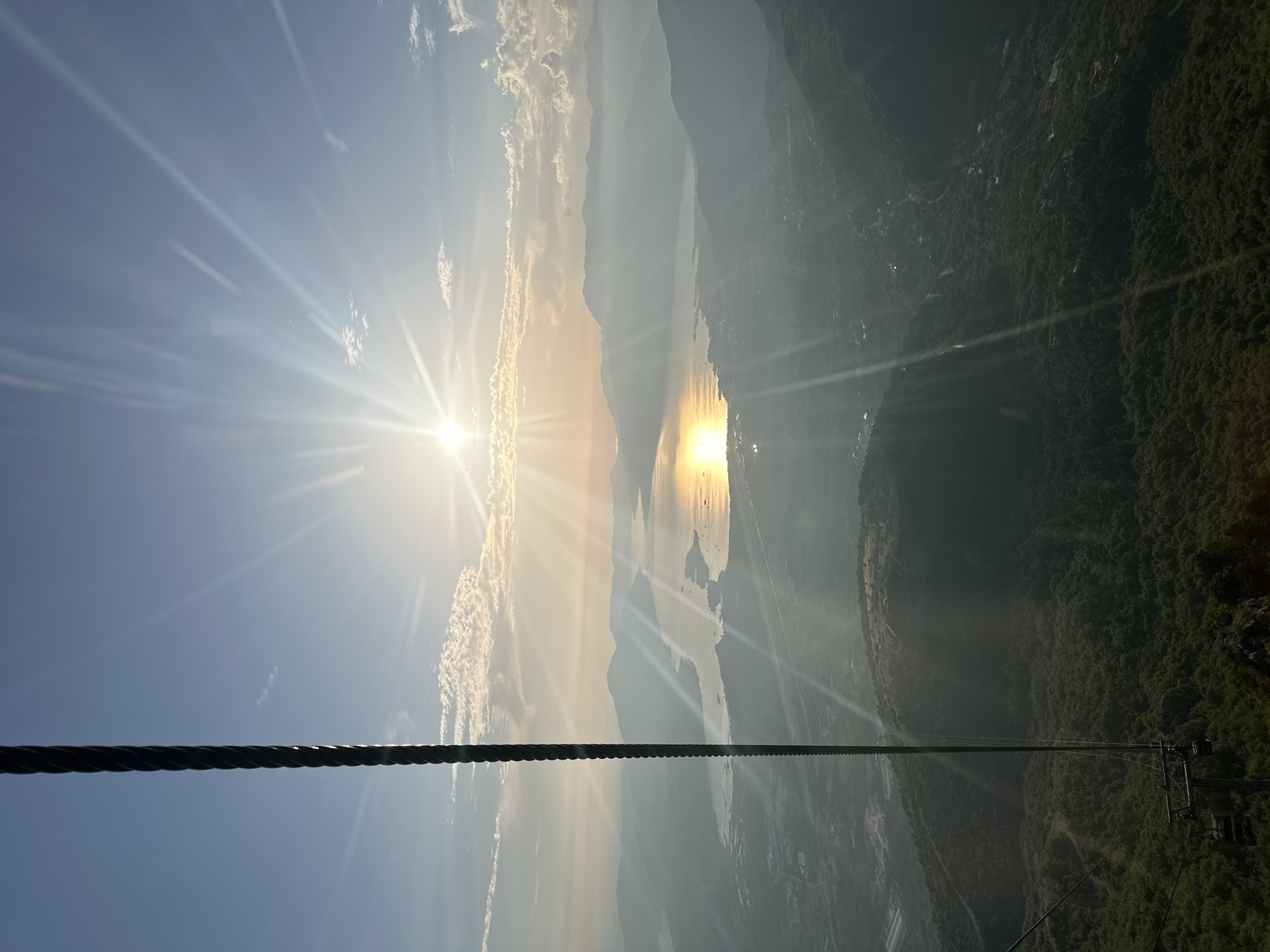 Sunset and mountain views captured around Bay of Kotor