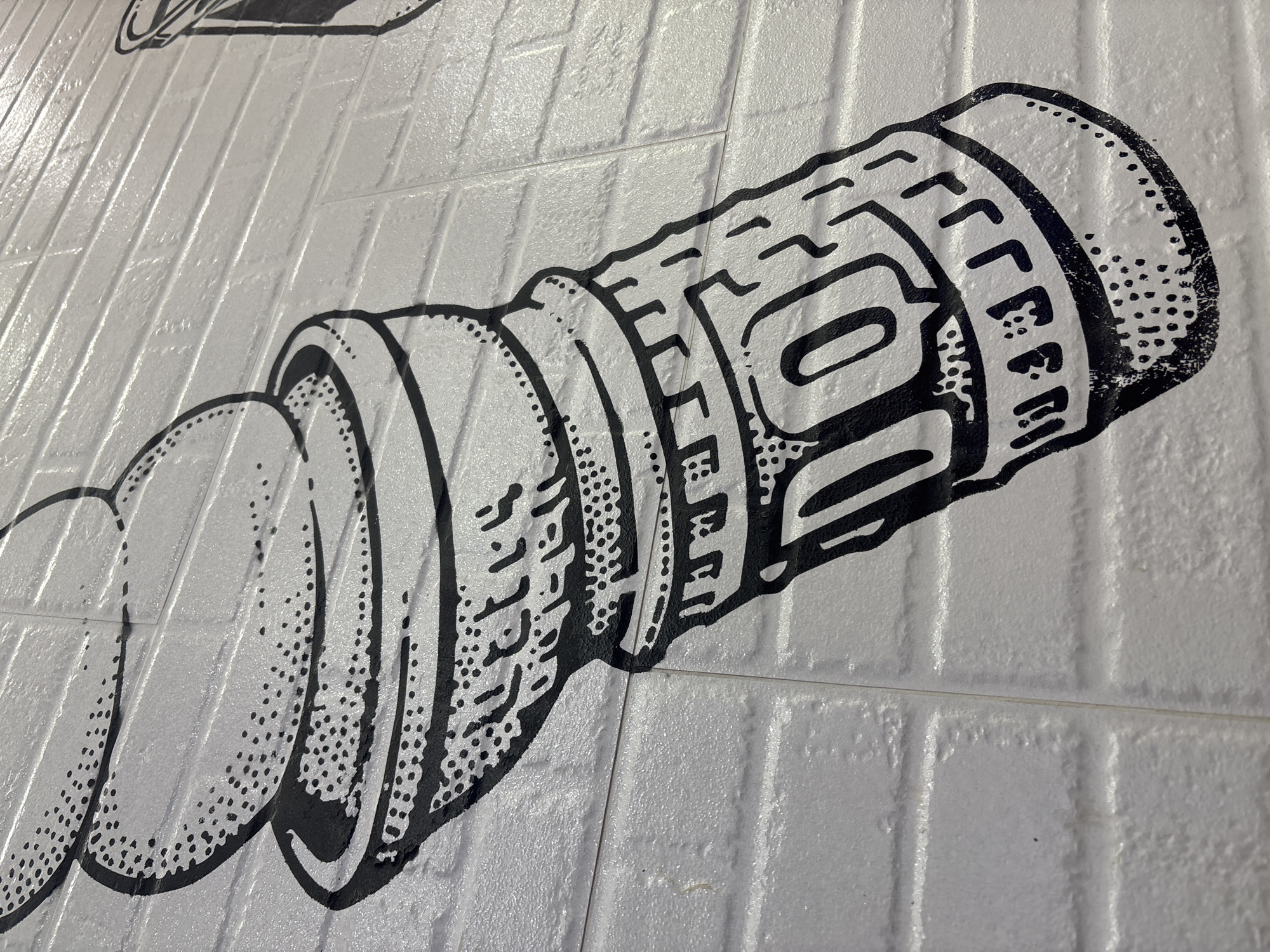 Dairy Queen stop in Davao City, Blizzards and brick murals