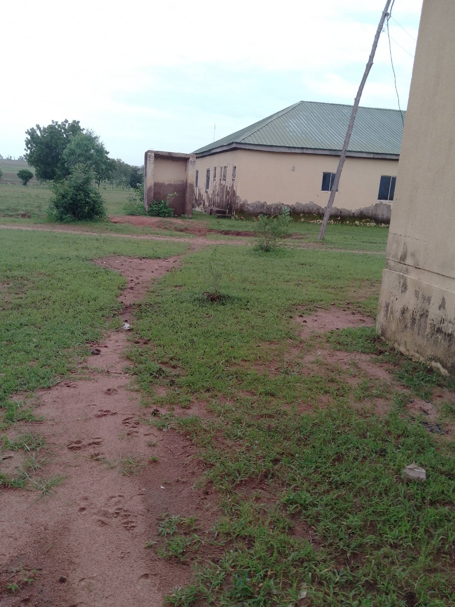 Morning walk through Jauro Yinu school compound and construction sites
