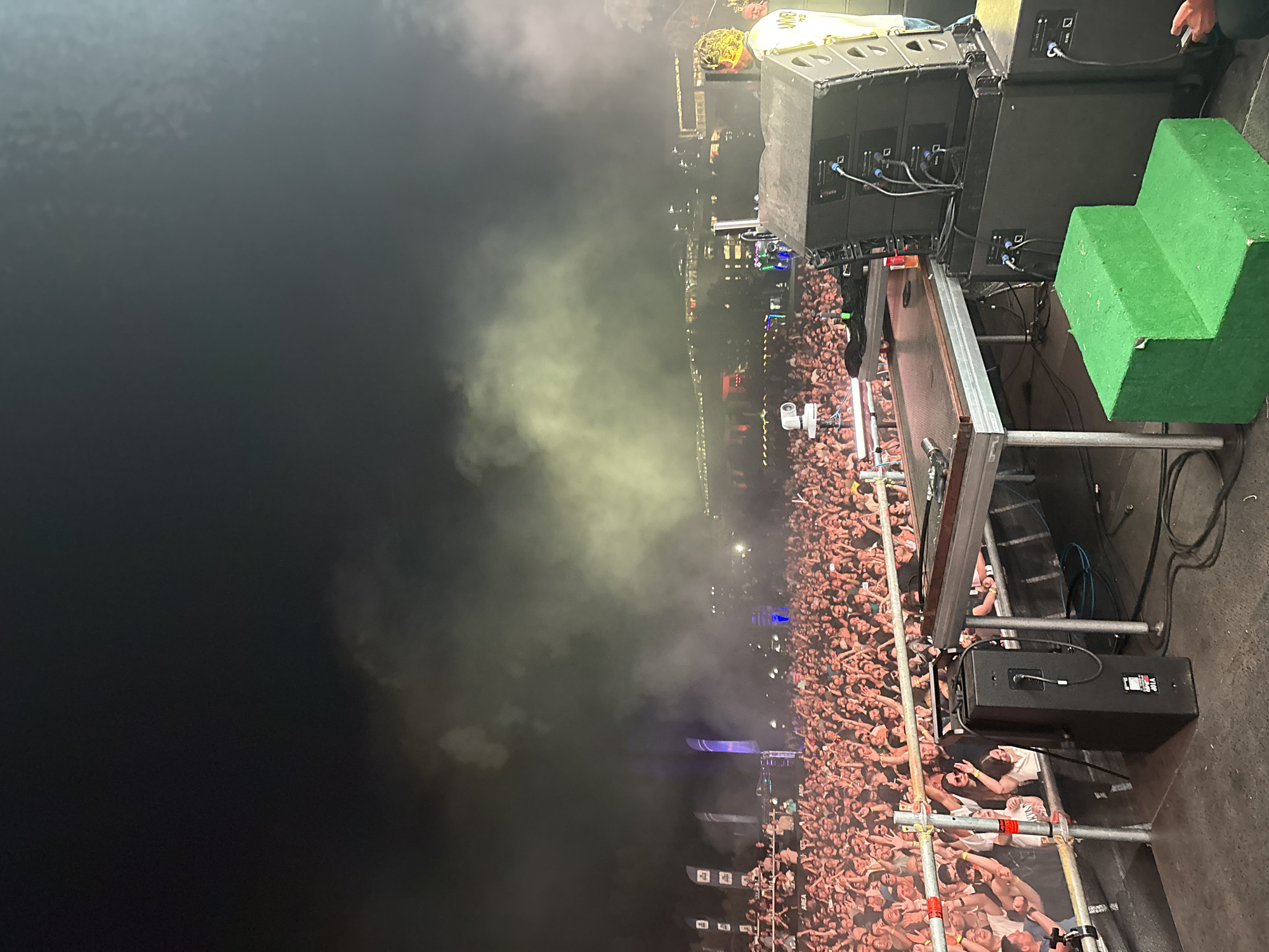 DJ set and pyrotechnics light up a Sofia festival night