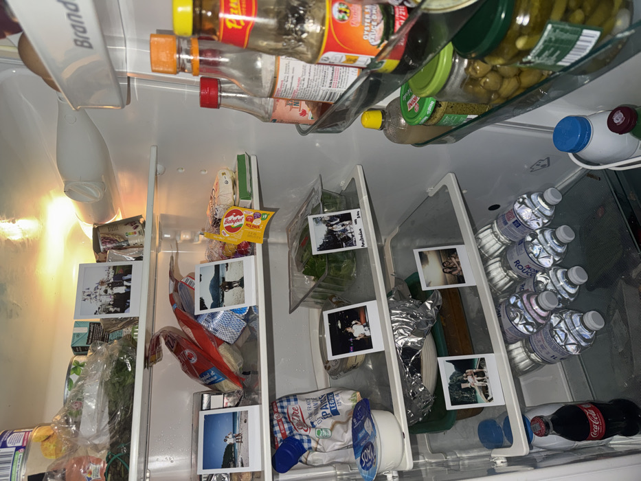 Refrigerator contents documented in Wattrelos, France