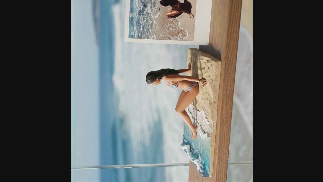 Custom miniature figurines paired with real-life reference photos in Ruza