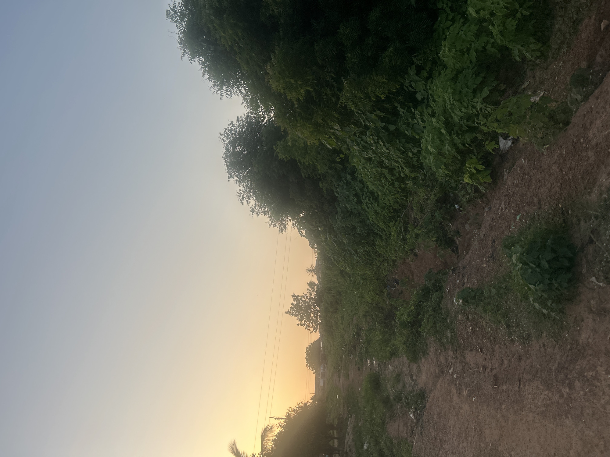 Dirt roads and small commerce on the edge of Ogbomosho