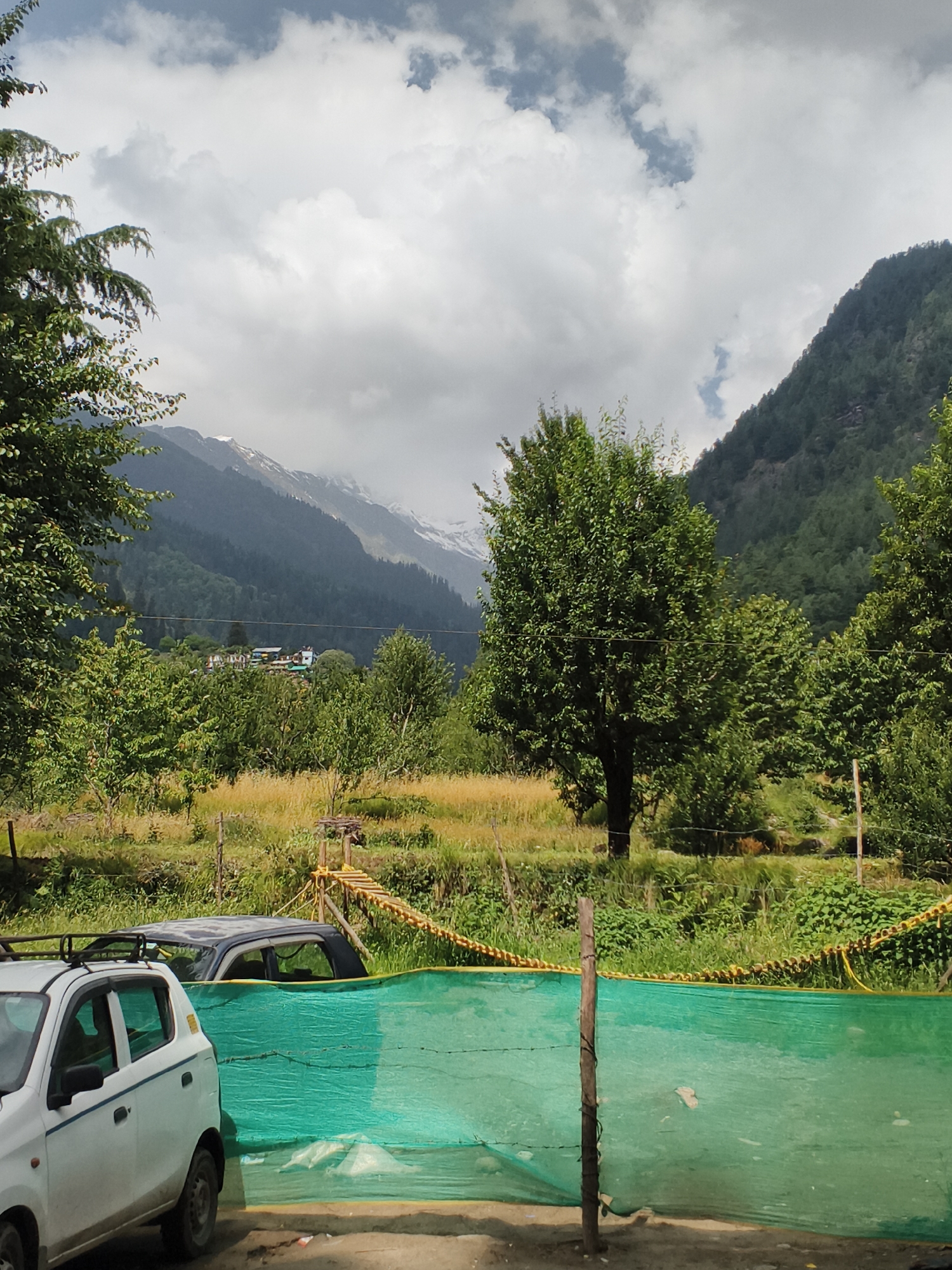 Mountain walk through Manali's villages and terraced landscapes