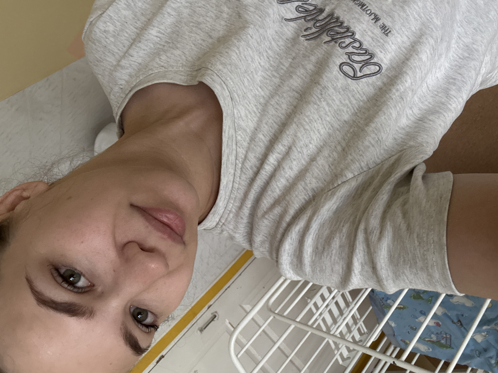 Woman takes late-night selfies in Chaikovsky, Russia