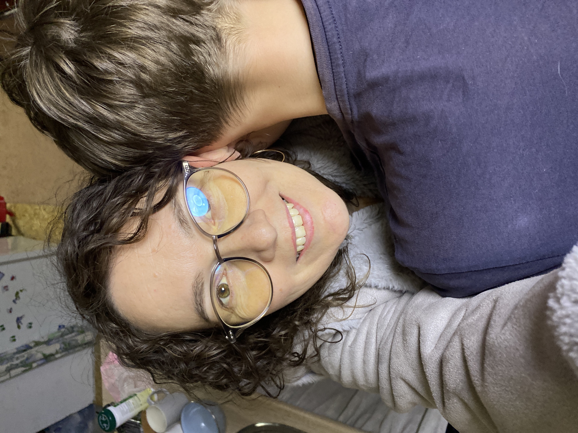 Couple shares intimate moment in selfie in Noviy, Russia