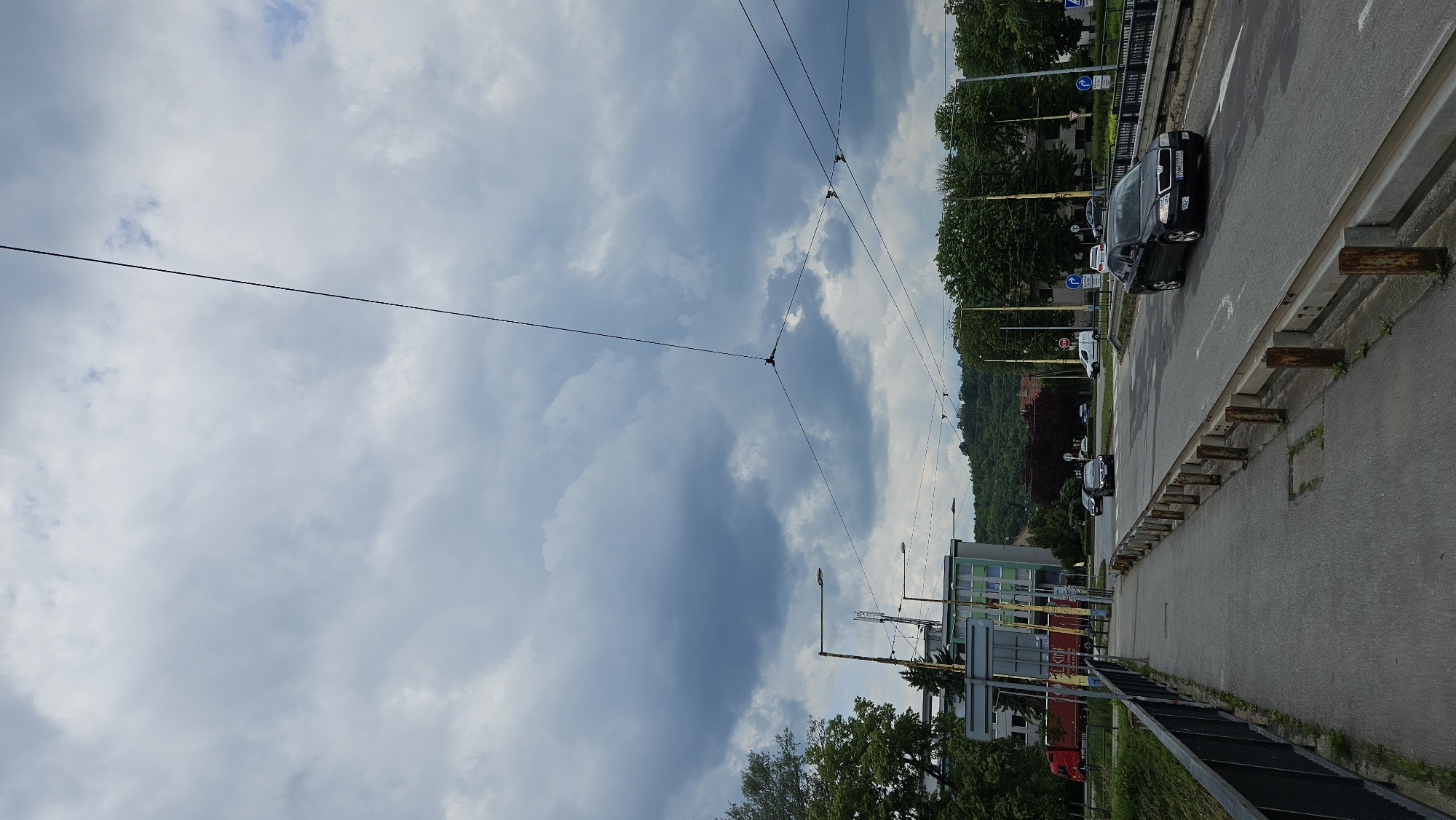 Morning street activity documented across Prešov, Slovakia