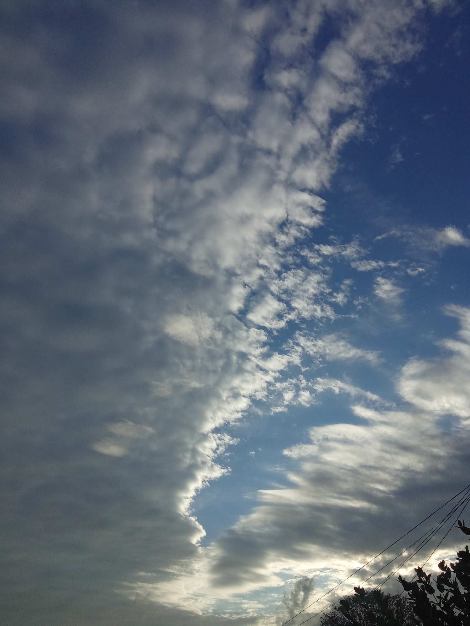 Dramatic evening cloudscape documented over Juan Griego, Venezuela