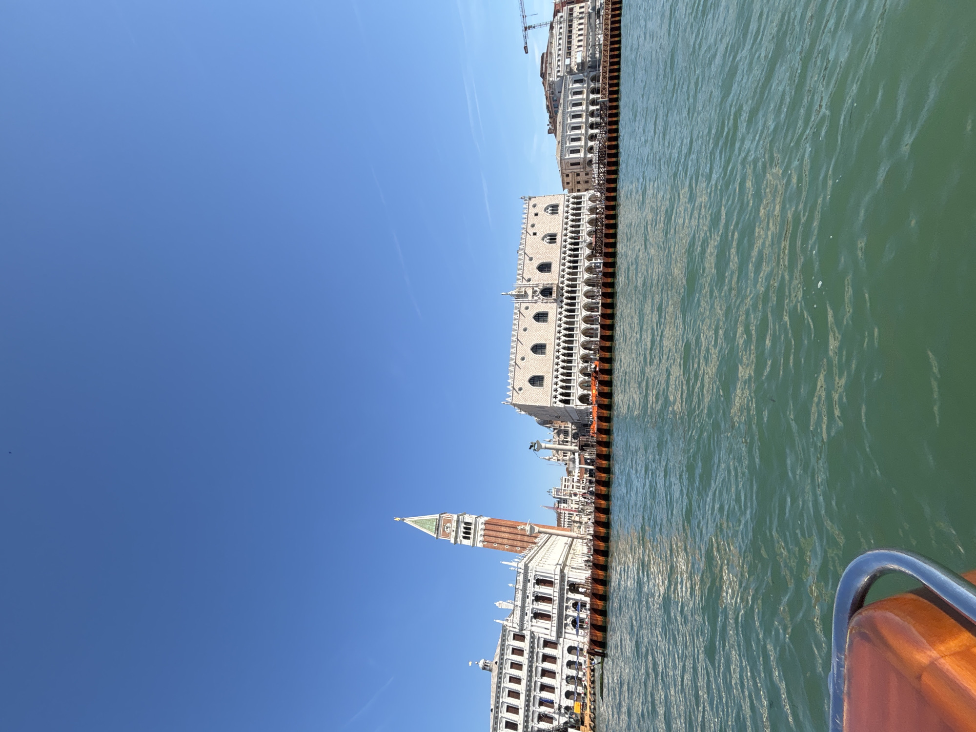 Venice waterfront documented from multiple angles during morning hours