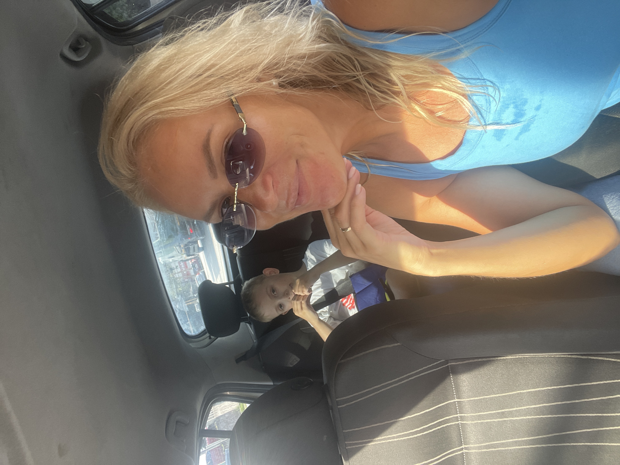 Candid car moments in Sochi on a summer afternoon