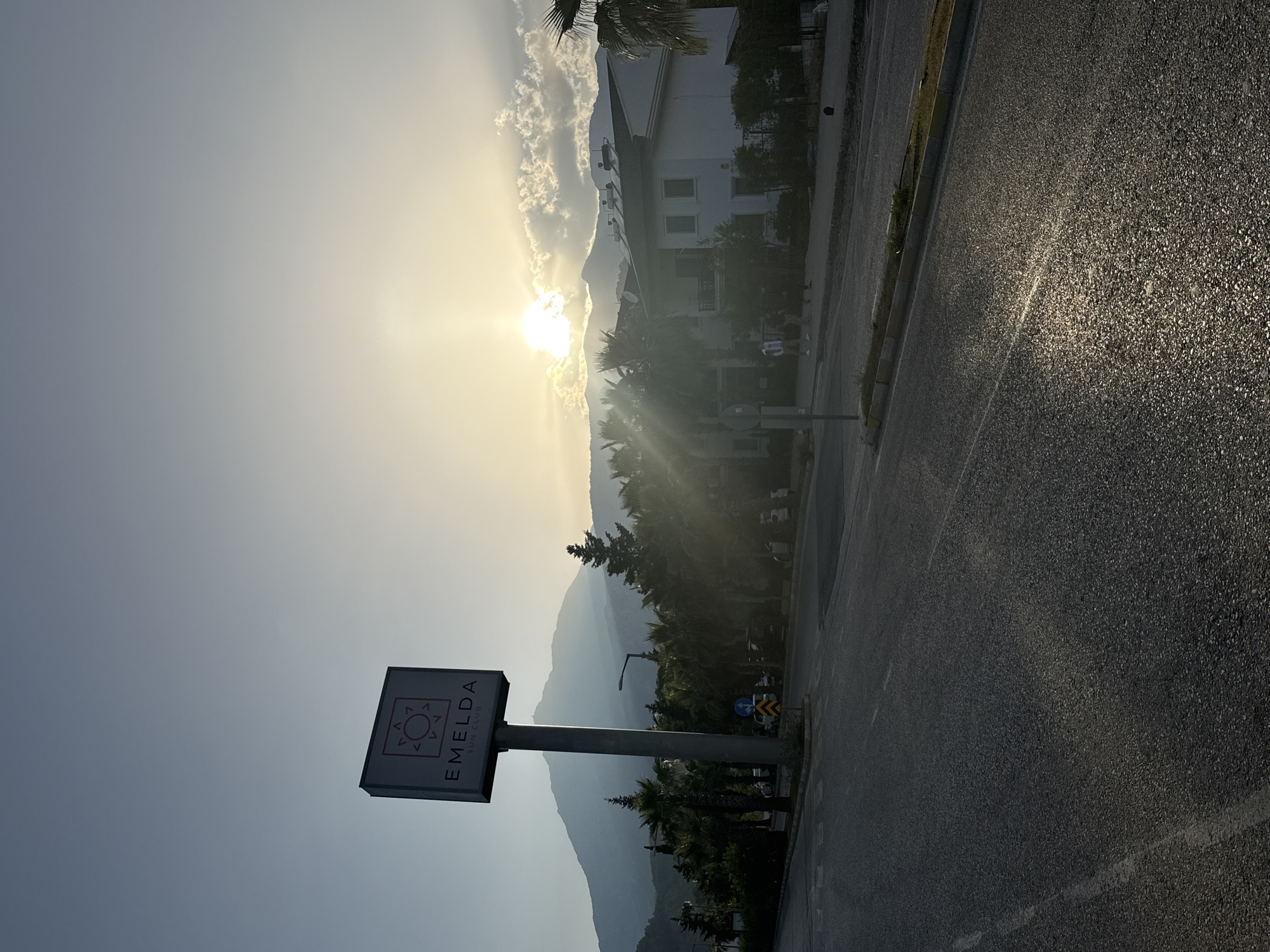 Tourist documents golden hour scenes around Kemer resort area