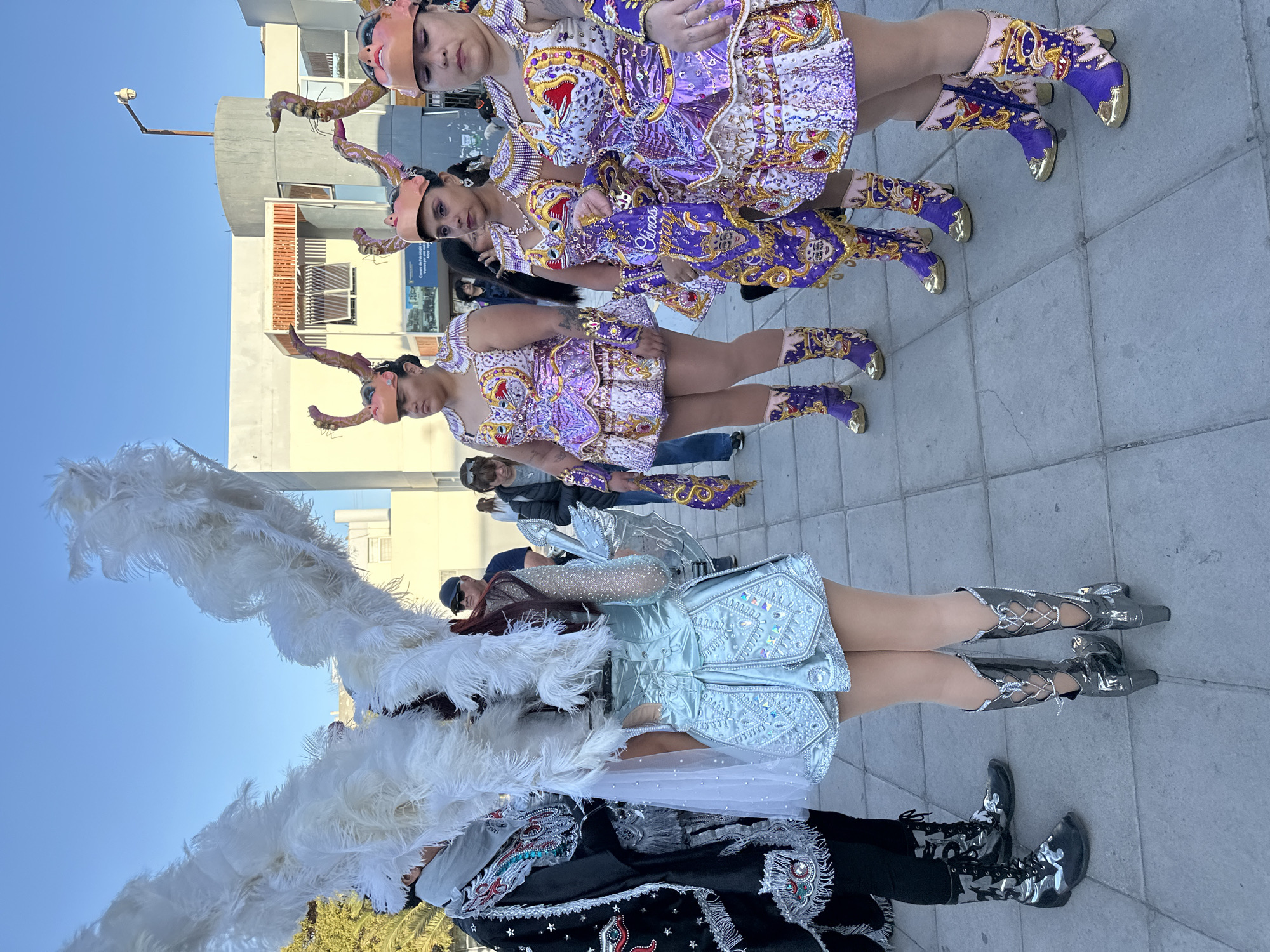 Cultural parade with traditional costumes unfolds in Arica Chile