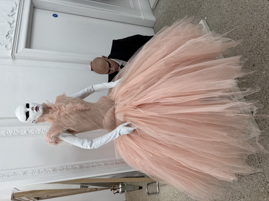 London fashion show production documented from preparation to presentation