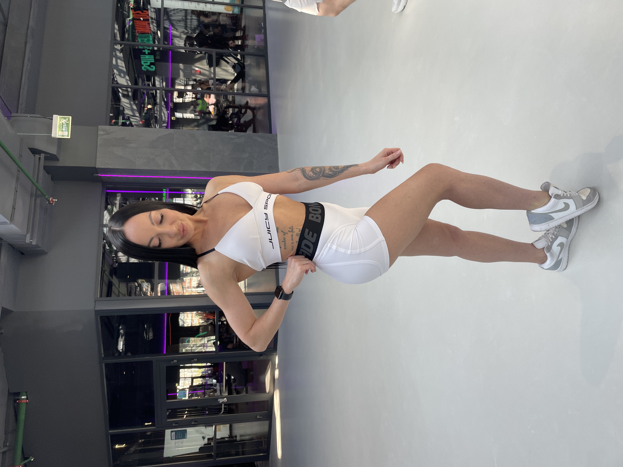 Morning workout session documented at modern Kazan gym facility