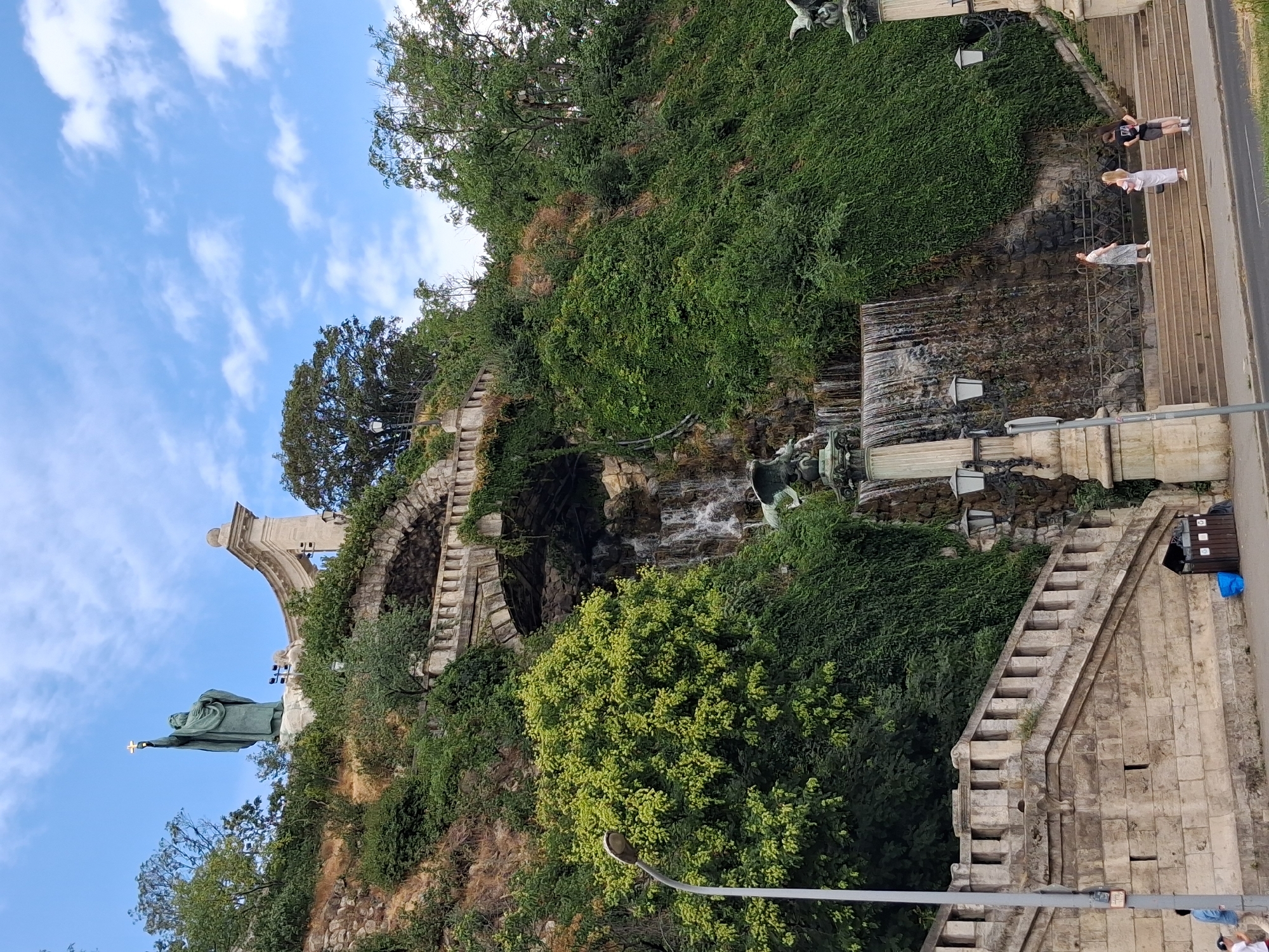 Gellért Hill: Liberty Statue and hidden waterfall on a summer morning