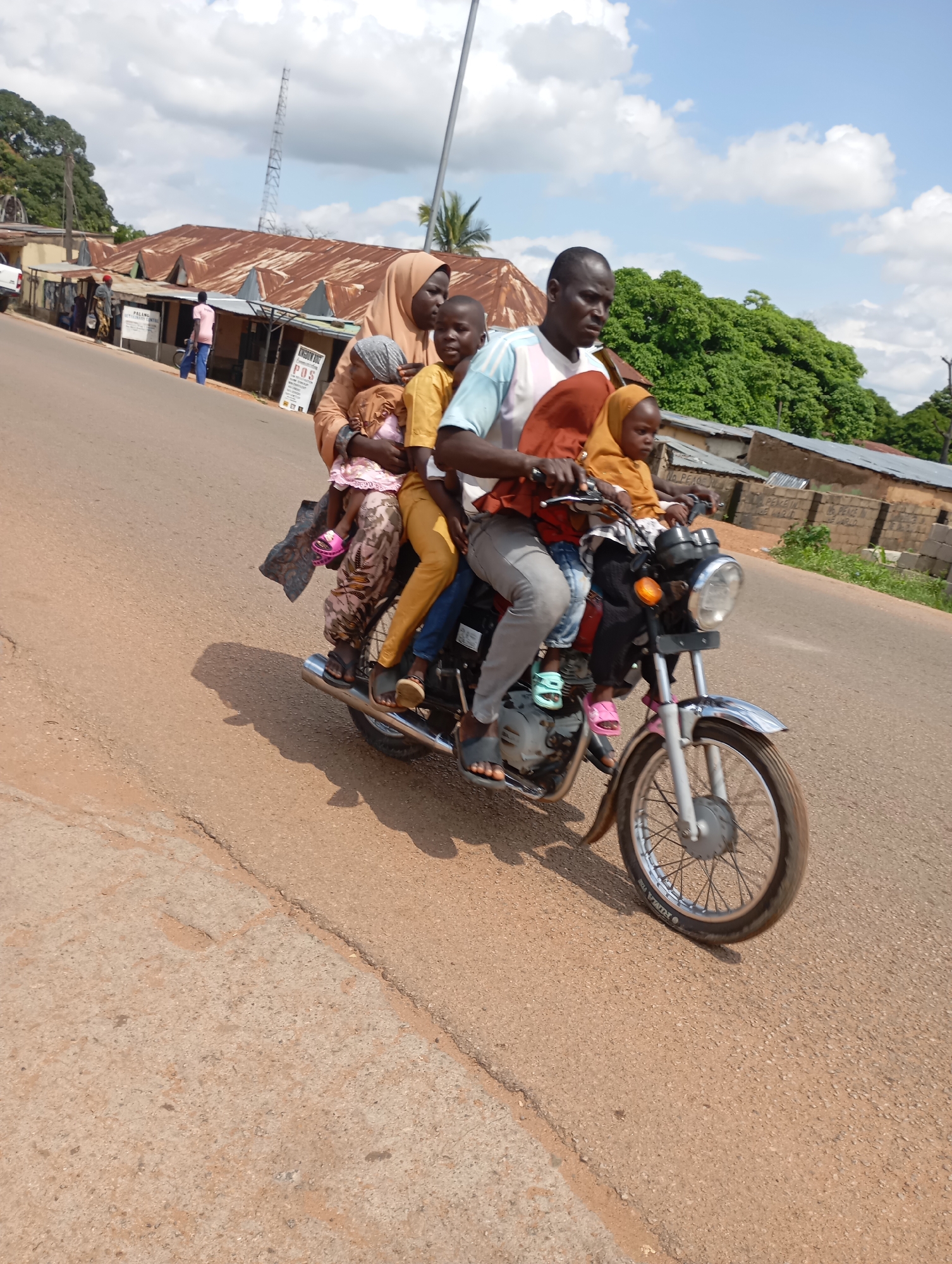 Afternoon street life in Shendam, Nigeria