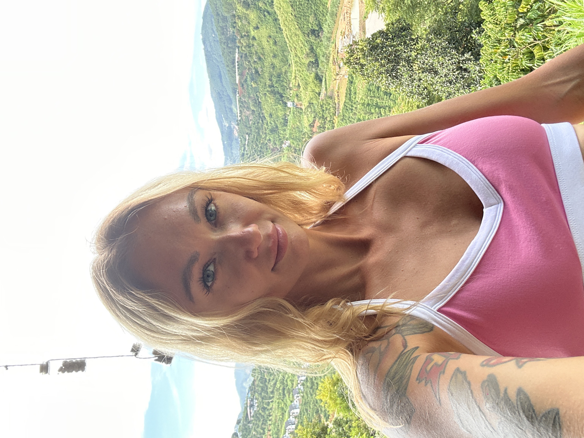 Morning in a Vietnamese highland village, balcony views and pine trails