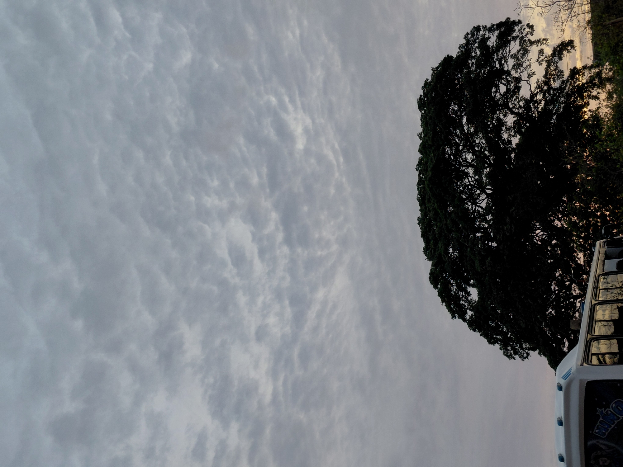 Dramatic sky conditions observed over Santa Ana, Venezuela mountains