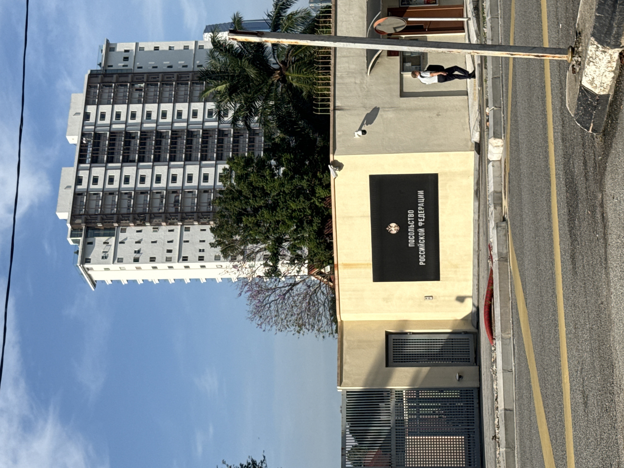 Routine activity documented near Russian Embassy in Kuala Lumpur