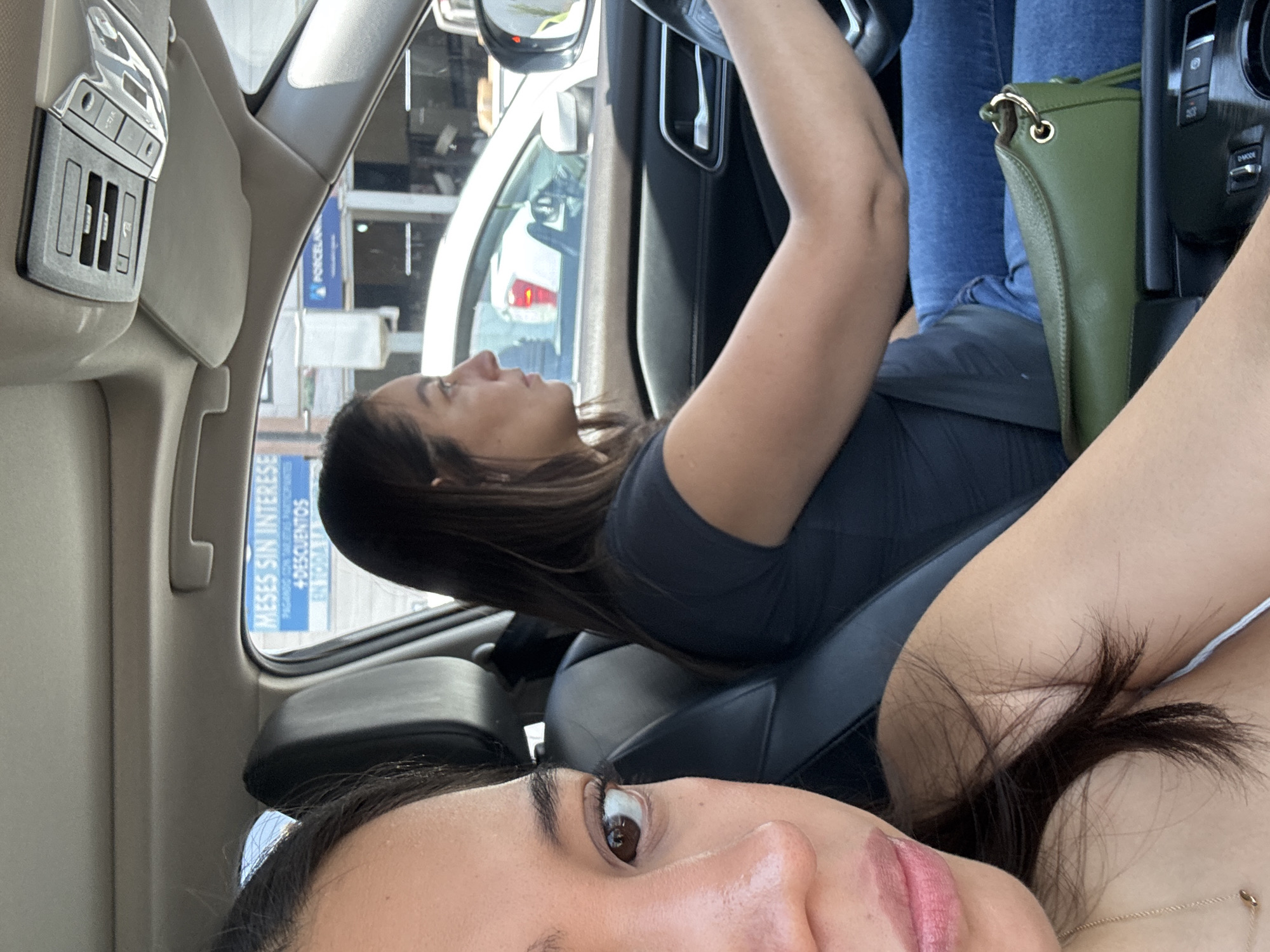 Two women spotted in car on Puebla street