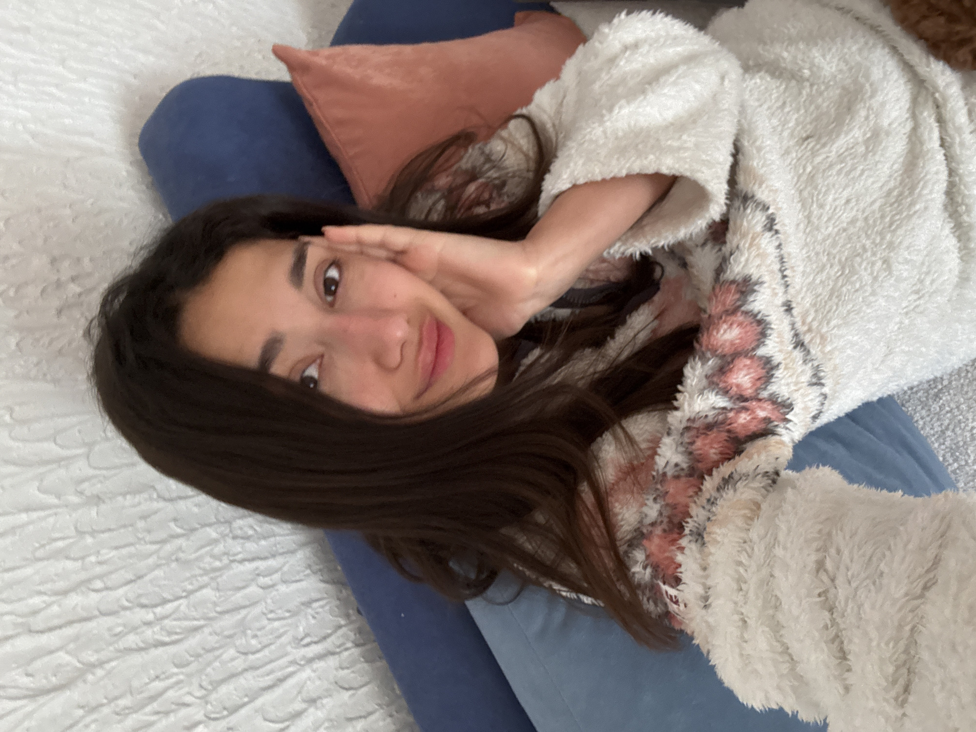 Woman and poodle share quiet morning moment in Sutomore