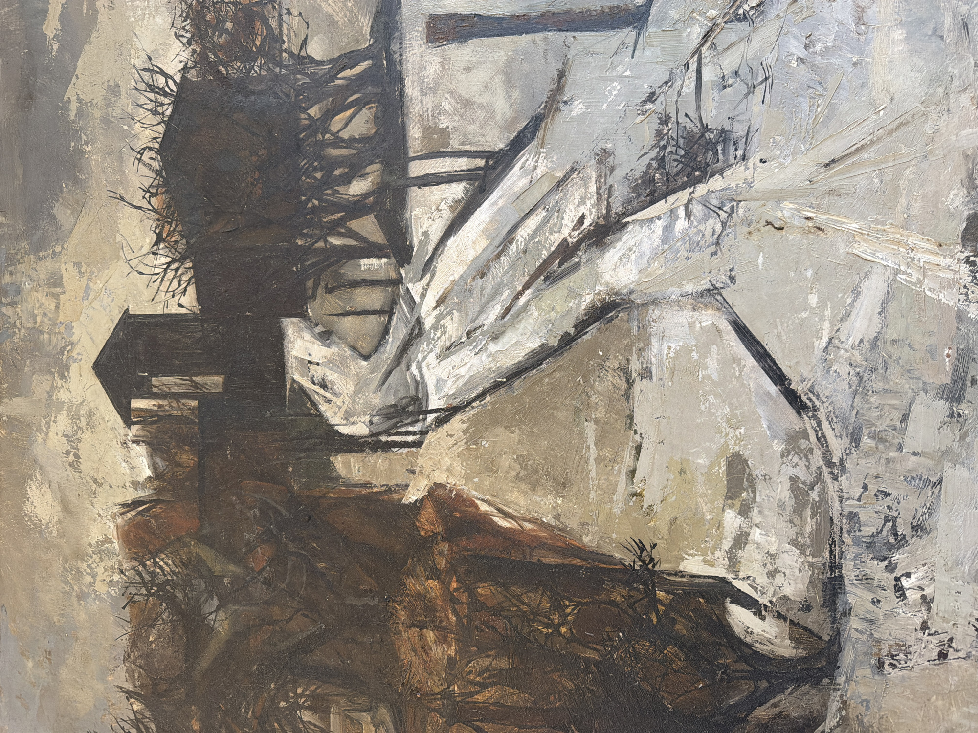 Abstract artworks documented in Harborough display
