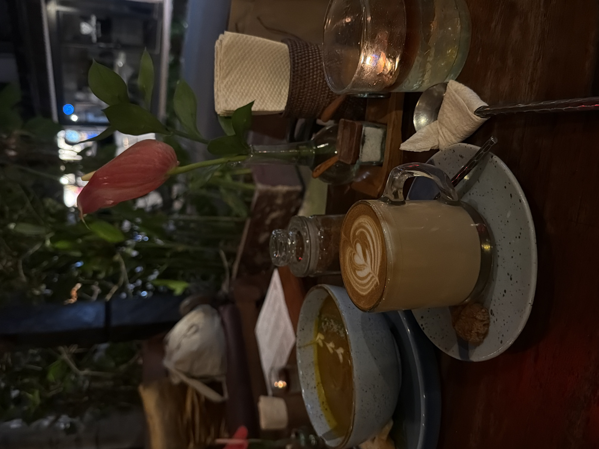Cafe meal documented in Ubud, Indonesia