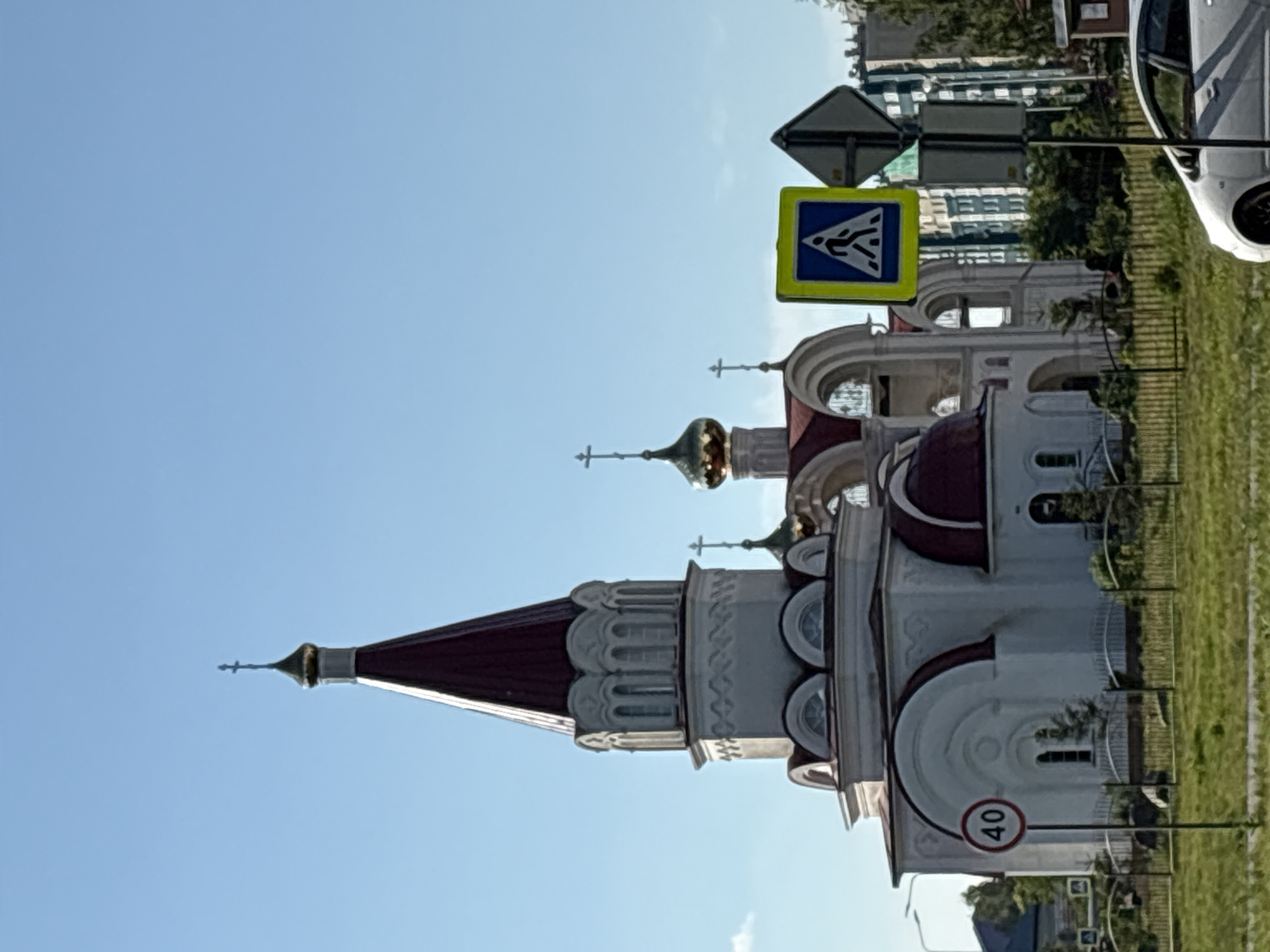 Orthodox church photographed multiple times in Kaliningrad