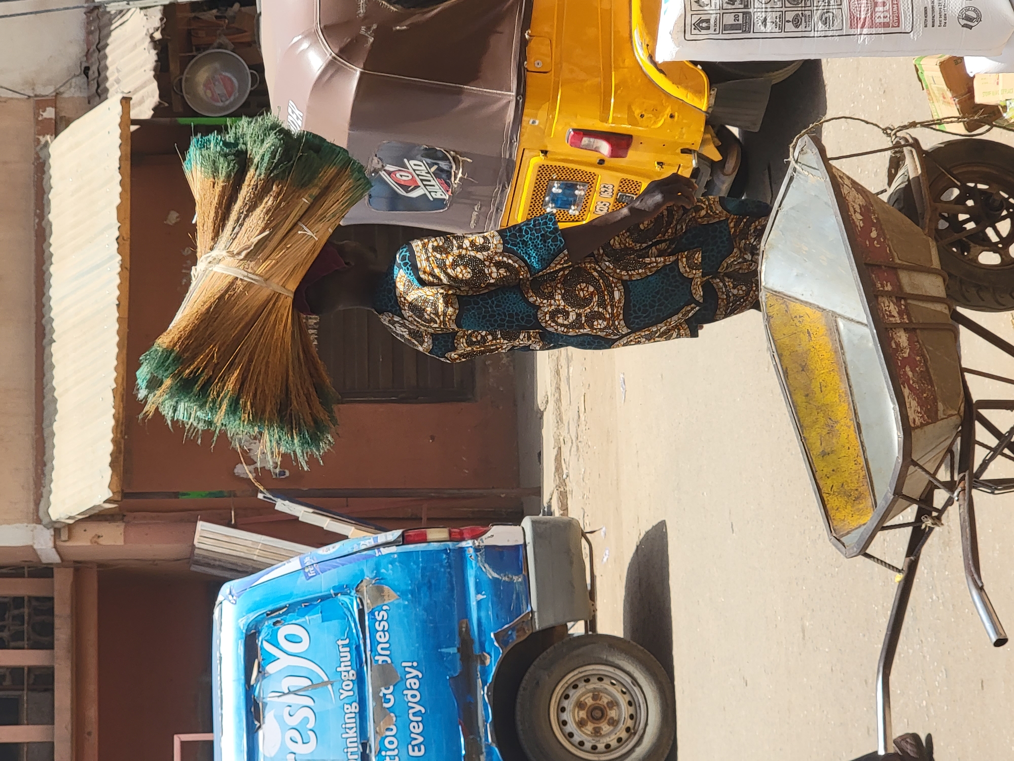 Daily street commerce captured in Maiburiji, Nigeria