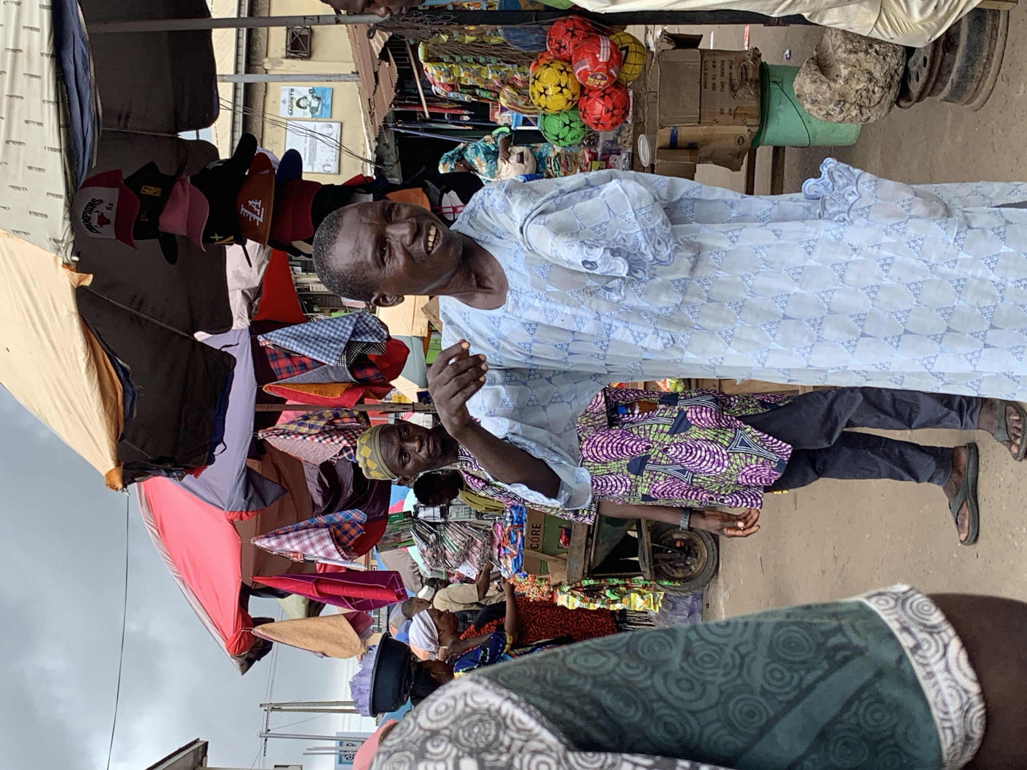 Morning market activity documented in Ikorodu, Nigeria