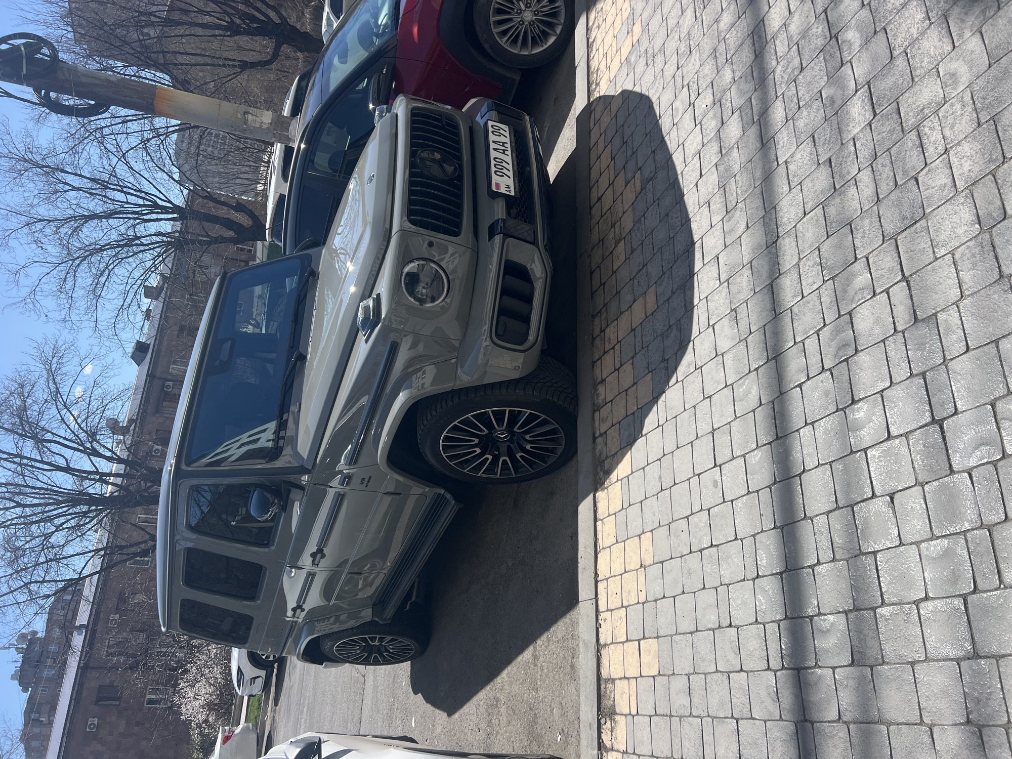 Mercedes G-Class spotted parked on Yerevan street