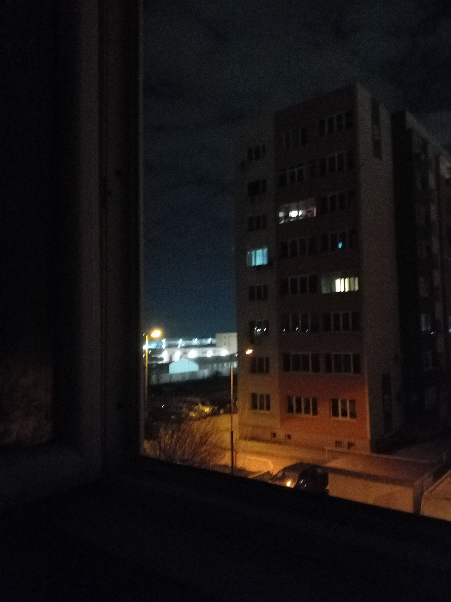 Evening residential activity observed in Sofia apartment building
