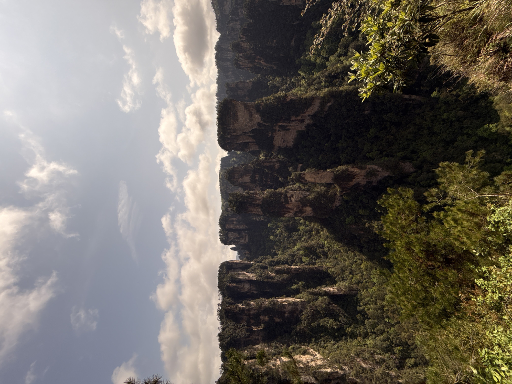 Morning views captured at Zhangjiajie National Forest Park