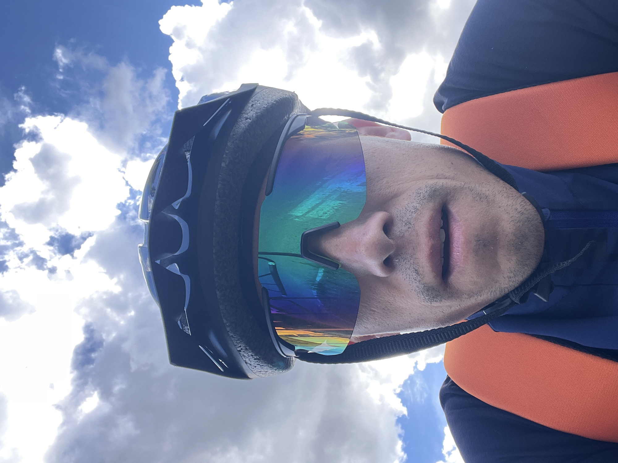 Cycling and selfies captured across Chaikovsky during midday outing