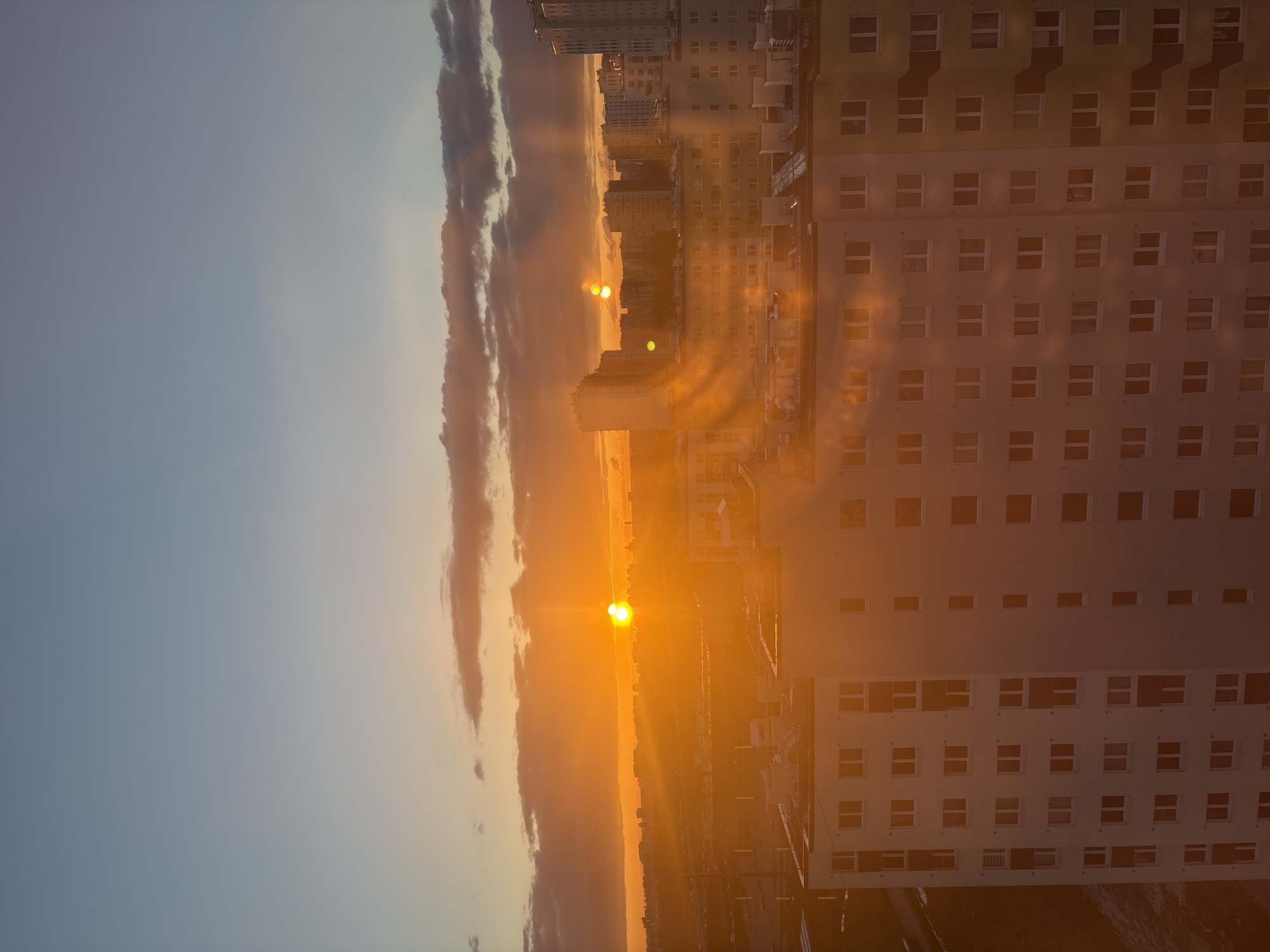 Evening domestic life documented in Vsevolozhsk during golden hour