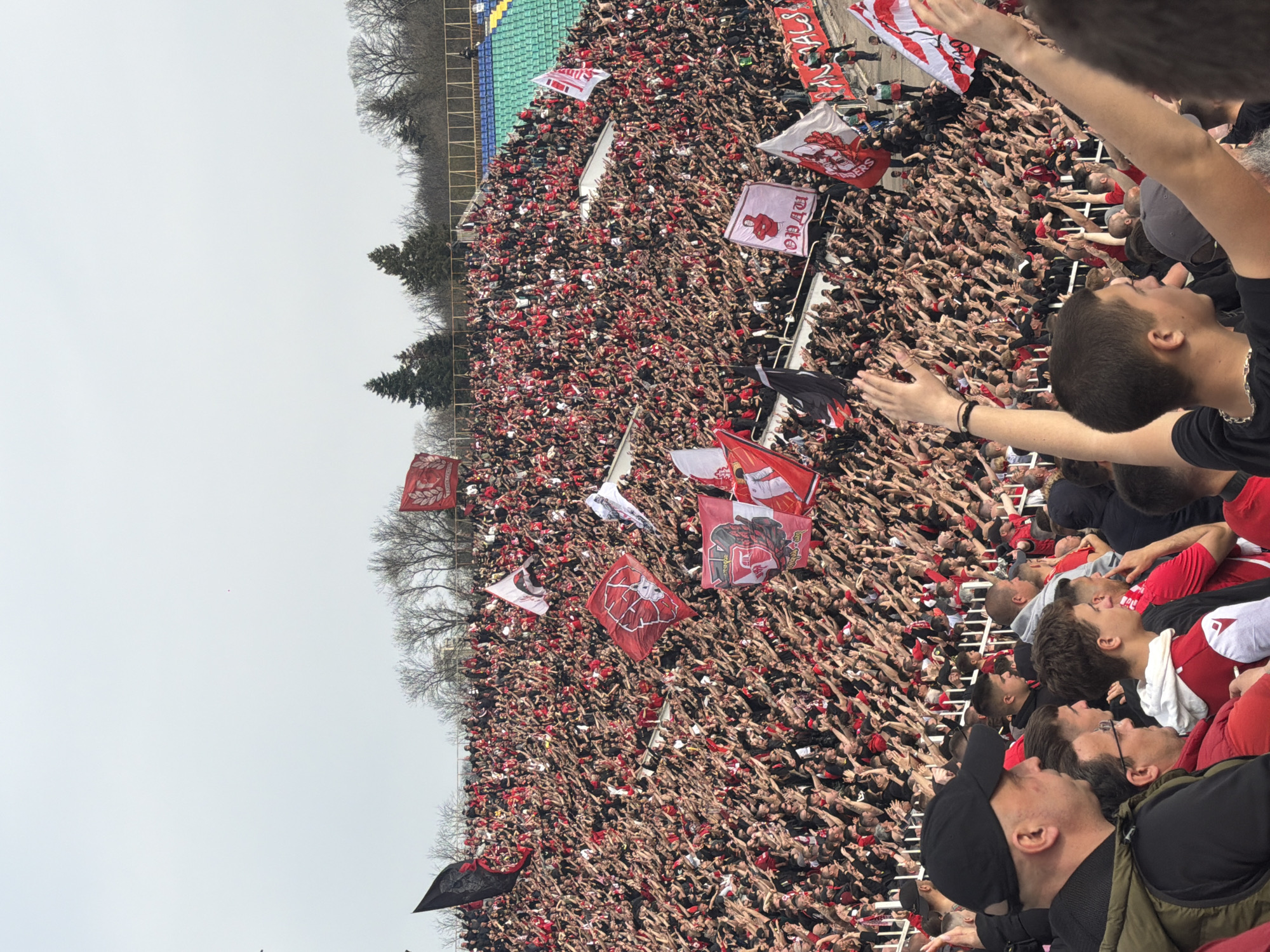 Soccer Match Draws Thousands to Sofia Stadium