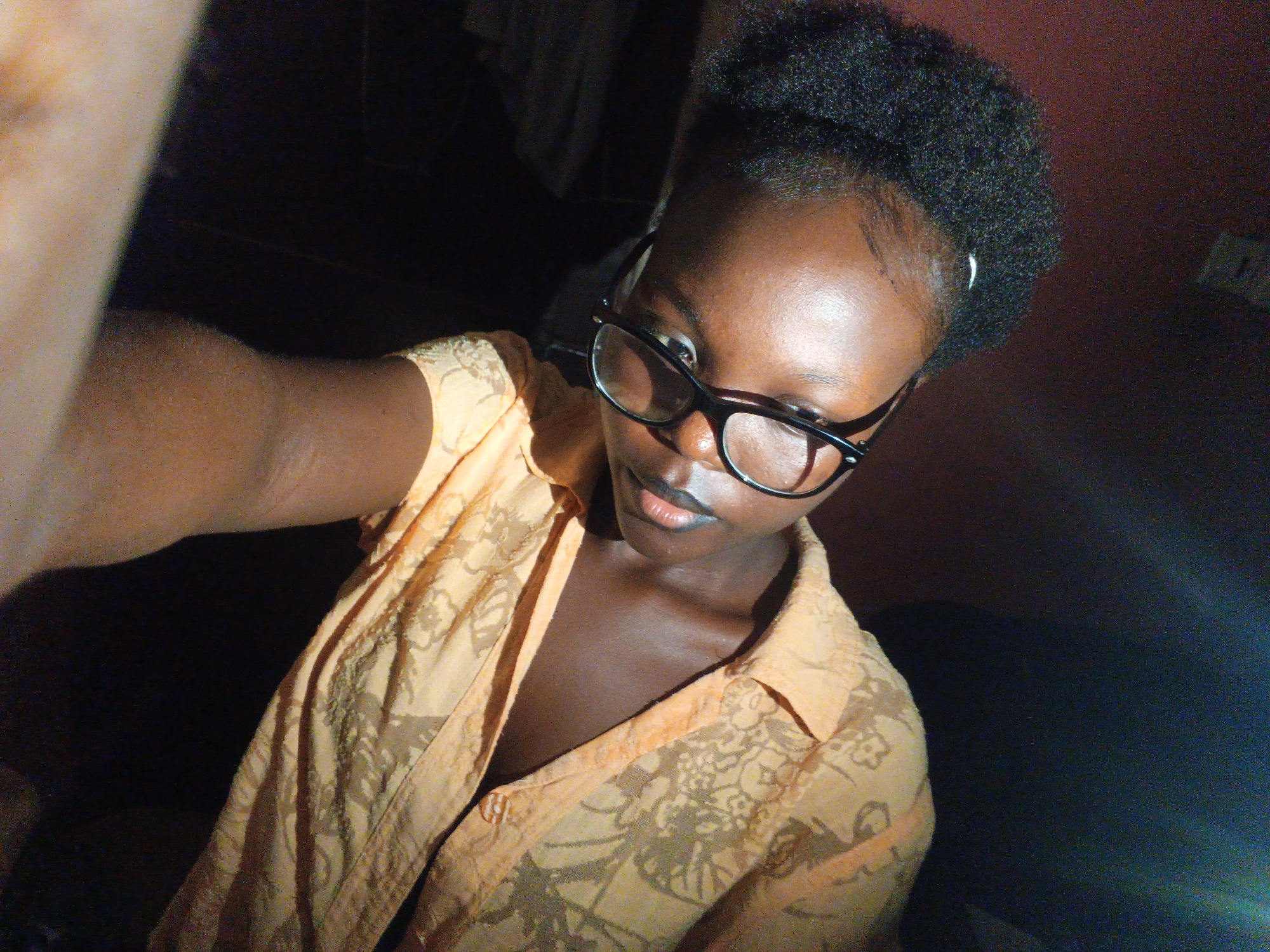 Selfie session in a room in Onitsha, Nigeria