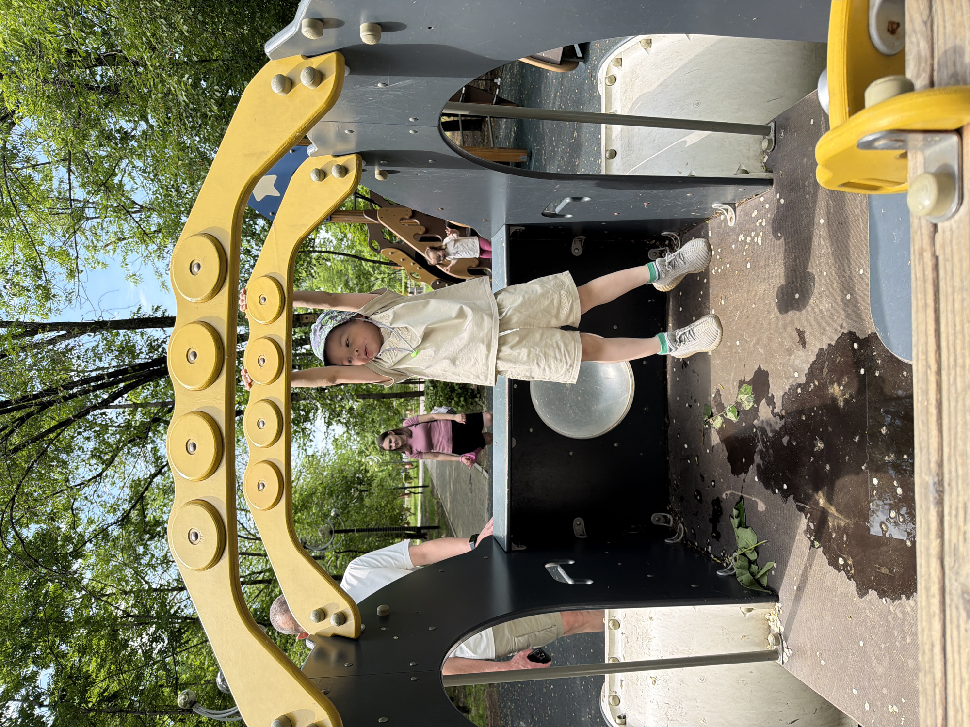Child's summer day captured across parks in Khabarovsk, Russia