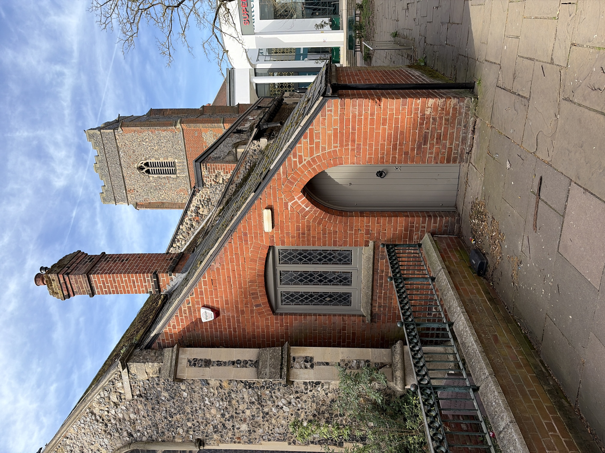 St. Margaret's Church outbuilding documented in Ipswich