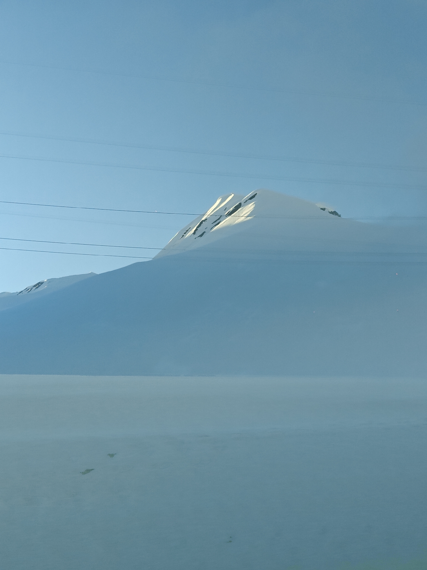 Snow-covered Georgian mountain landscapes documented in Ganisi, Gudauri