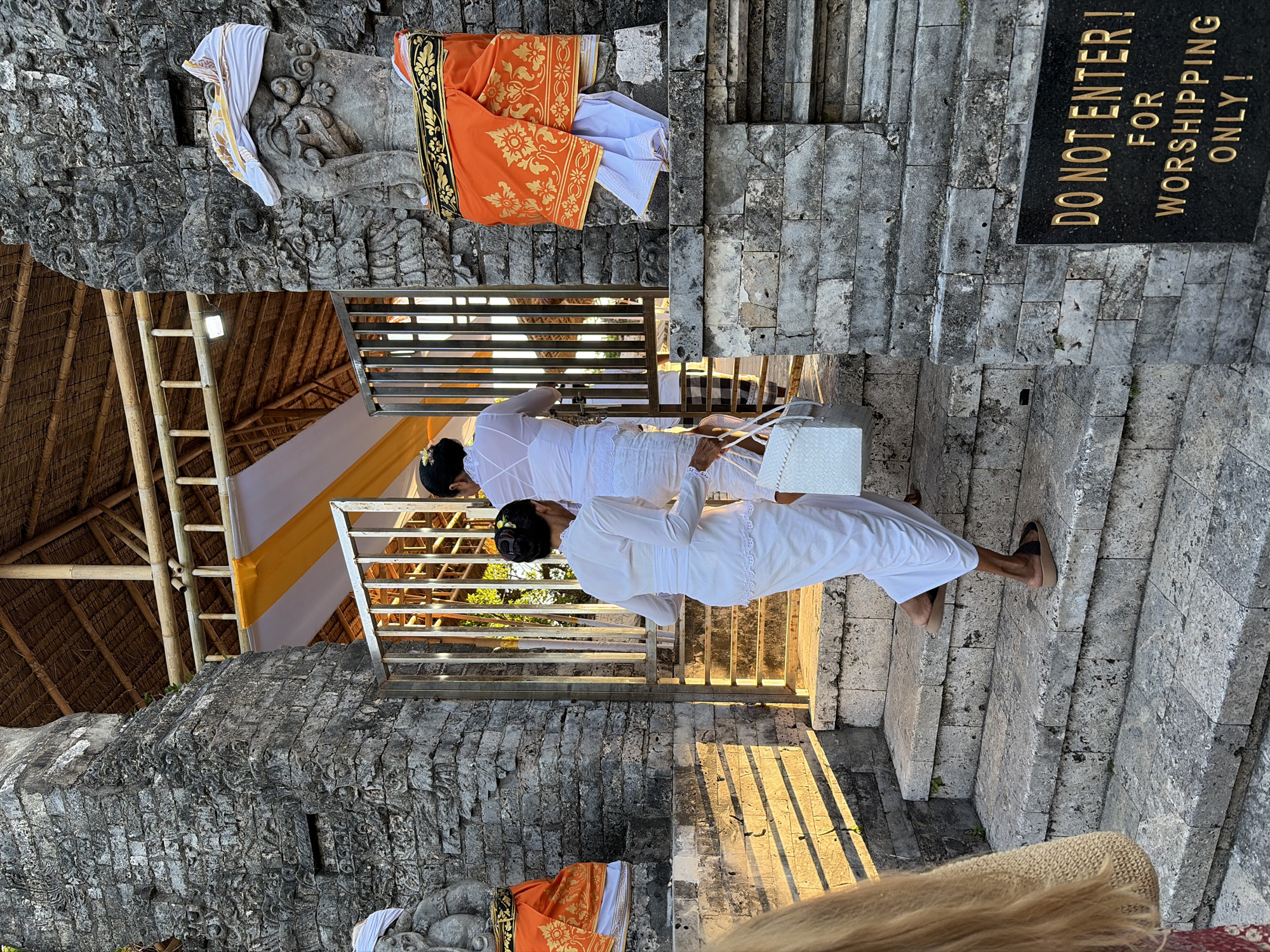 Ceremony, wildlife, and ocean views at a Kuta Selatan temple