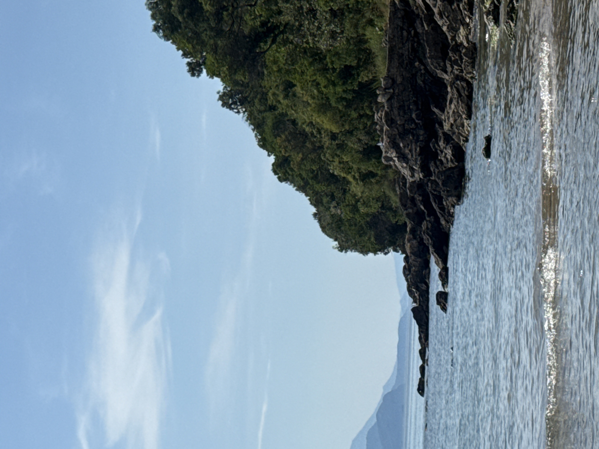 Lazy summer morning on the Bay of Kotor at Prijevor