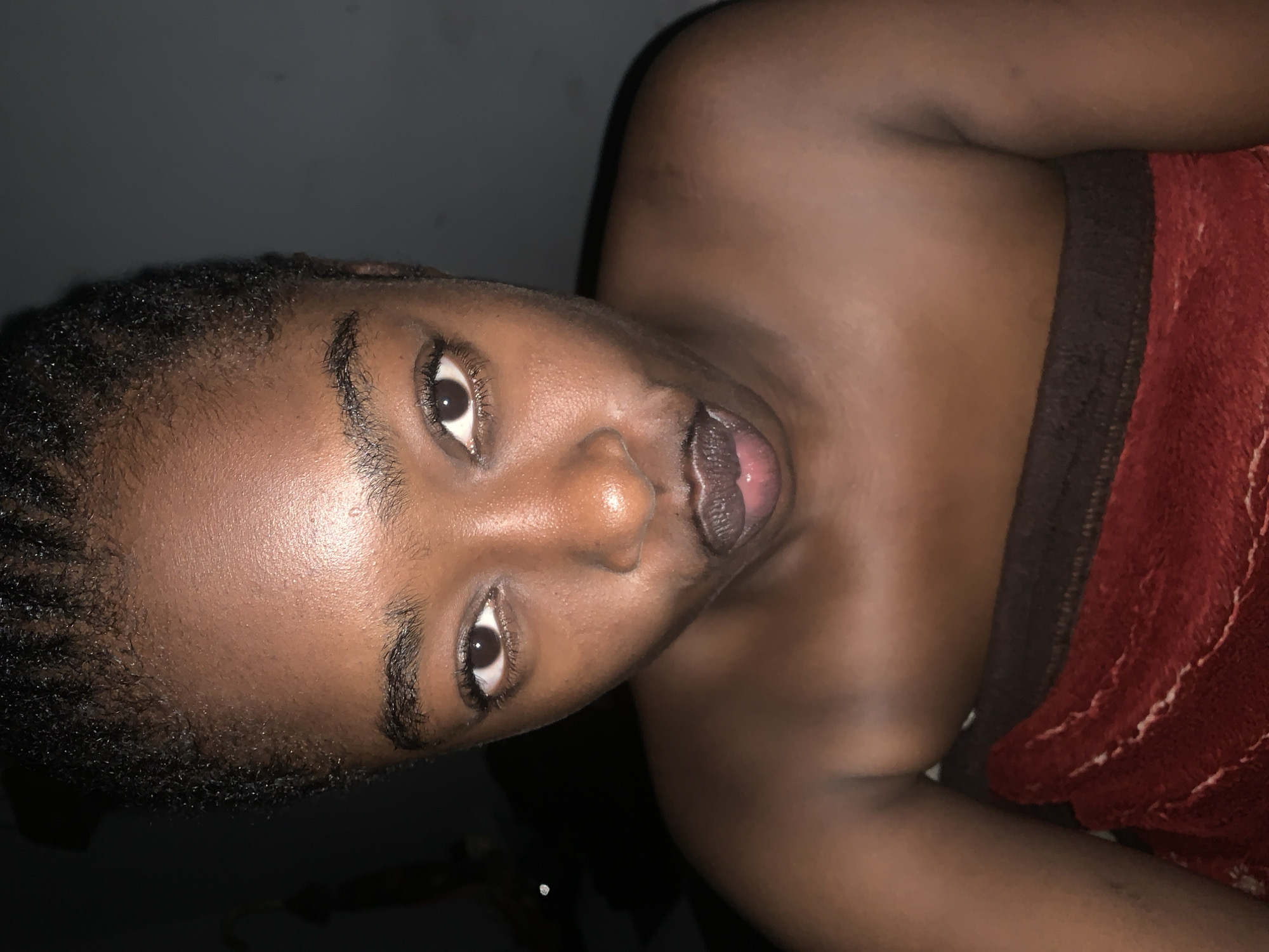 Late-night sleepiness plays out in selfies and text slides