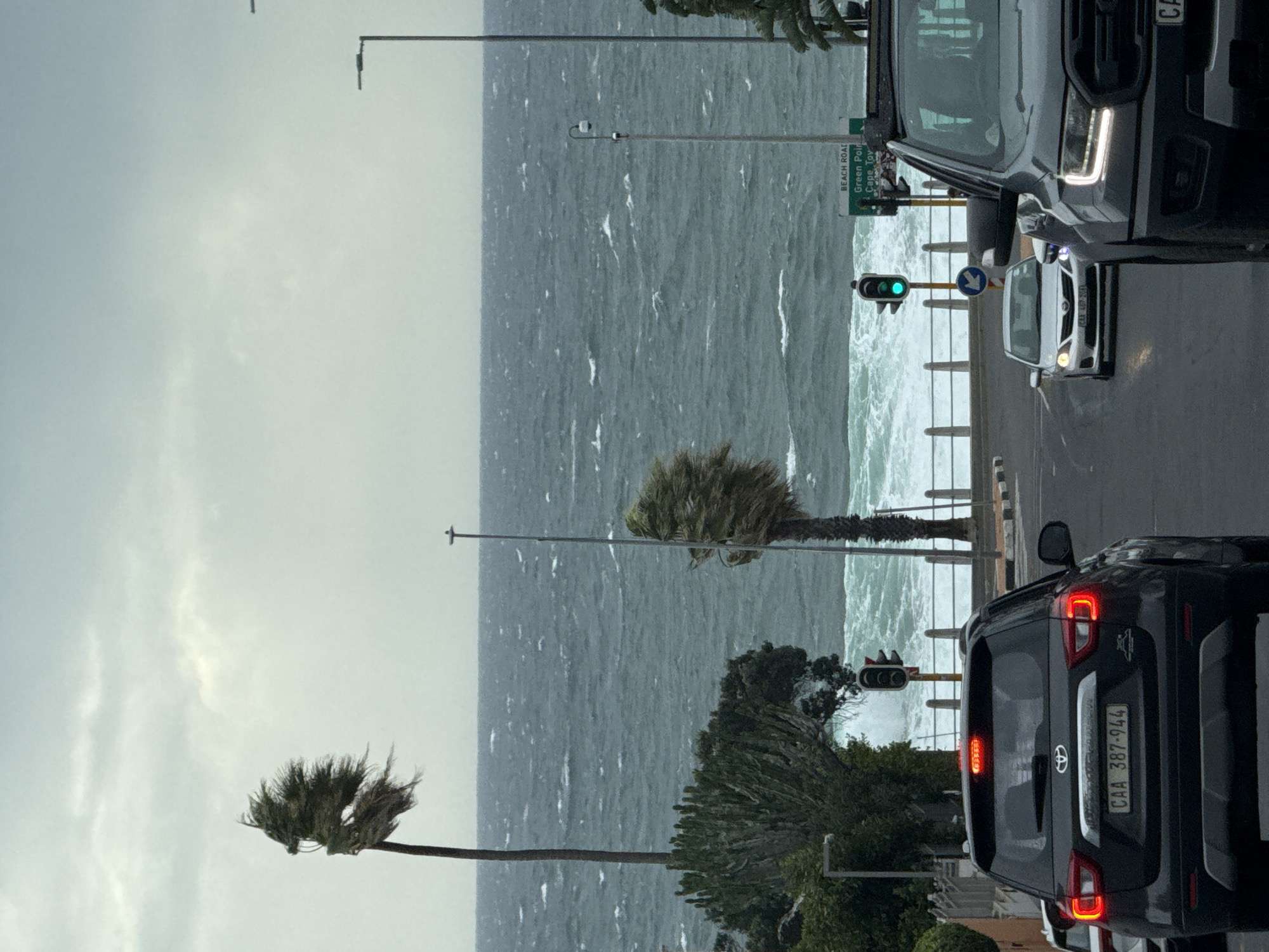 Stormy afternoon captured across Cape Town's coastal areas