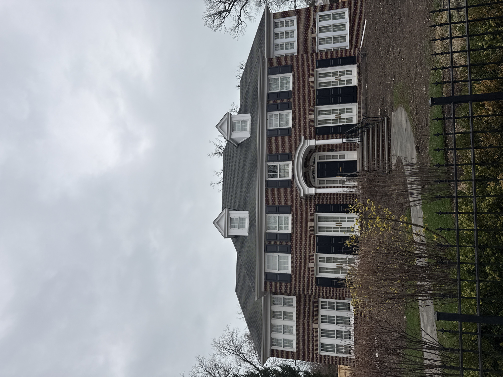 Winnetka home displays humorous construction sign during renovations