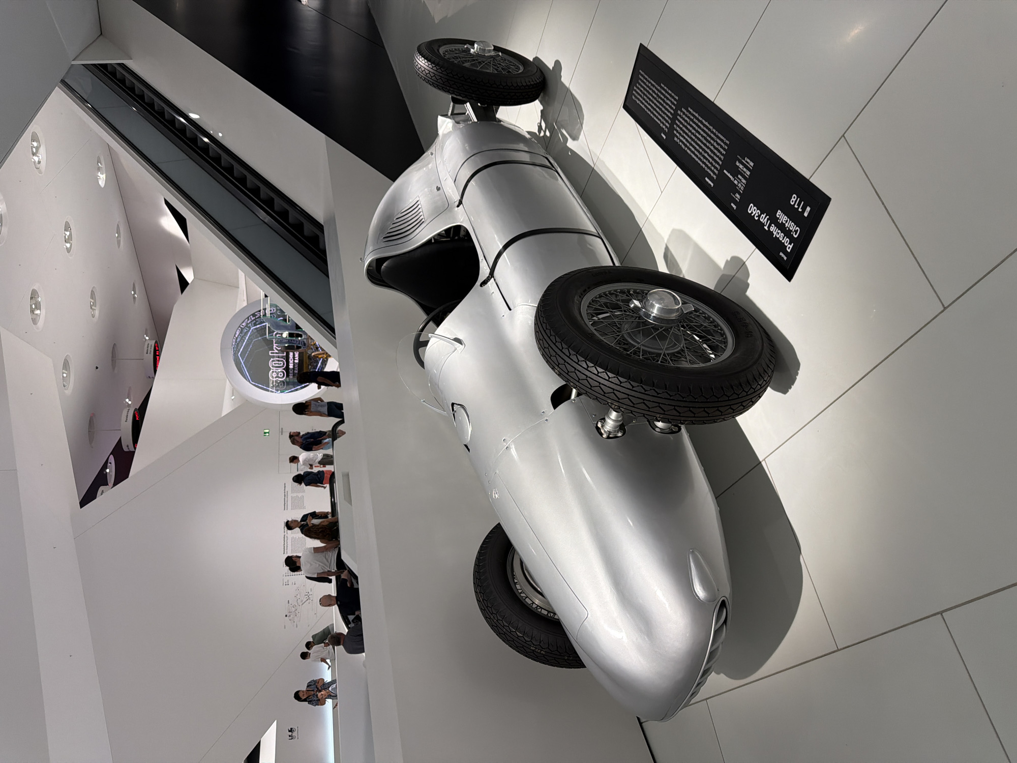 Morning walk through the Porsche Museum's full classic car collection